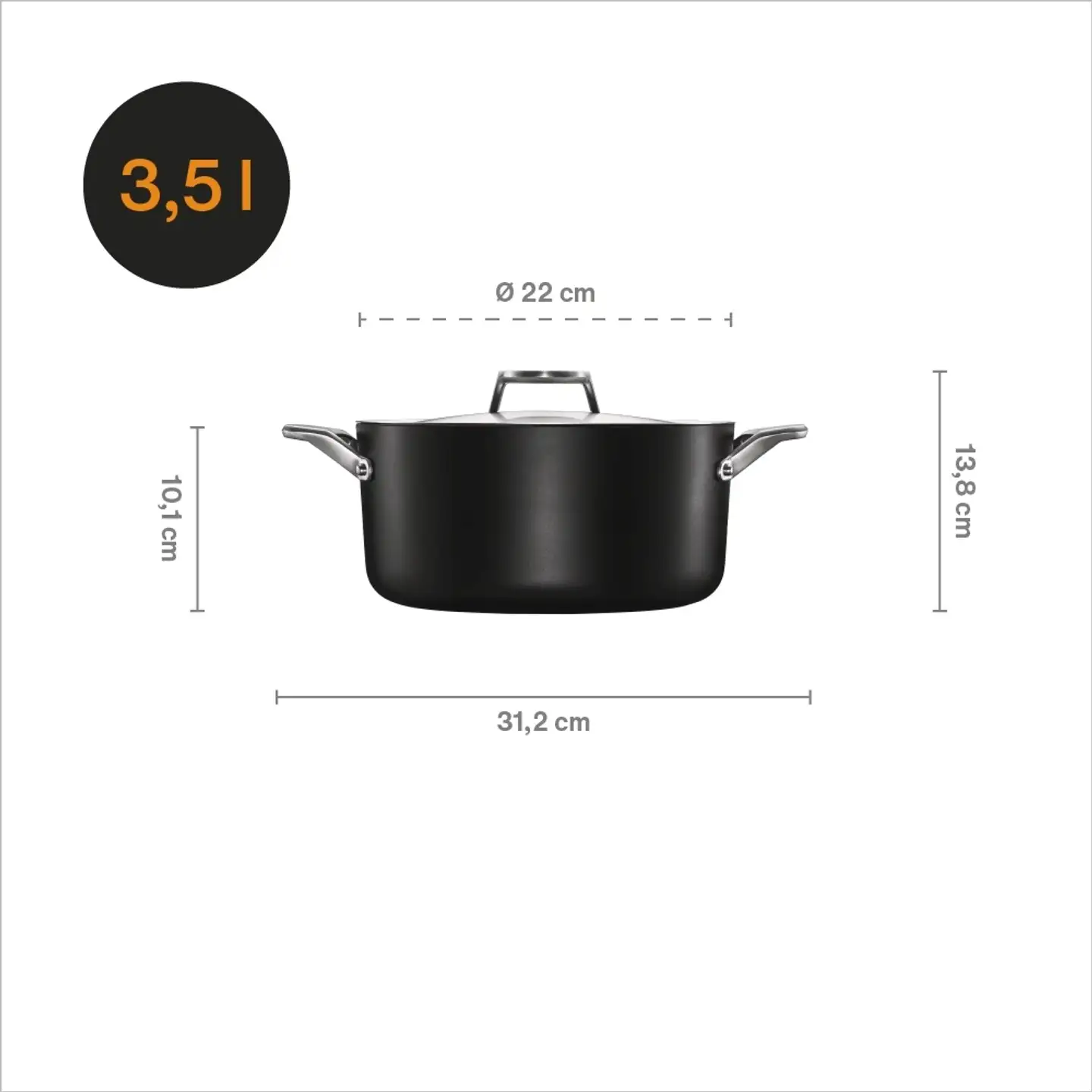 Fiskars Taiten kattila 3,5 L - 8