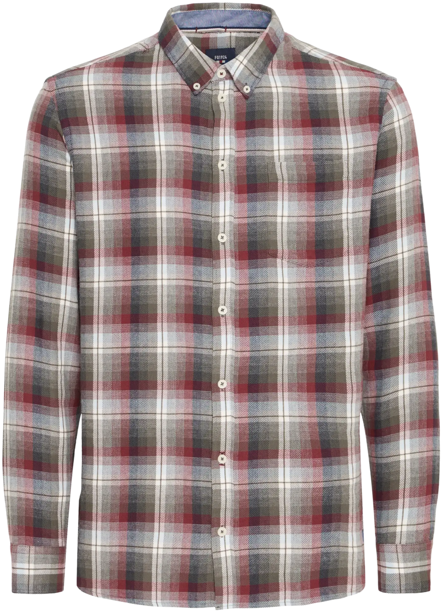 FQ1924 miesten flanellipaita FQBrant - Port - 1