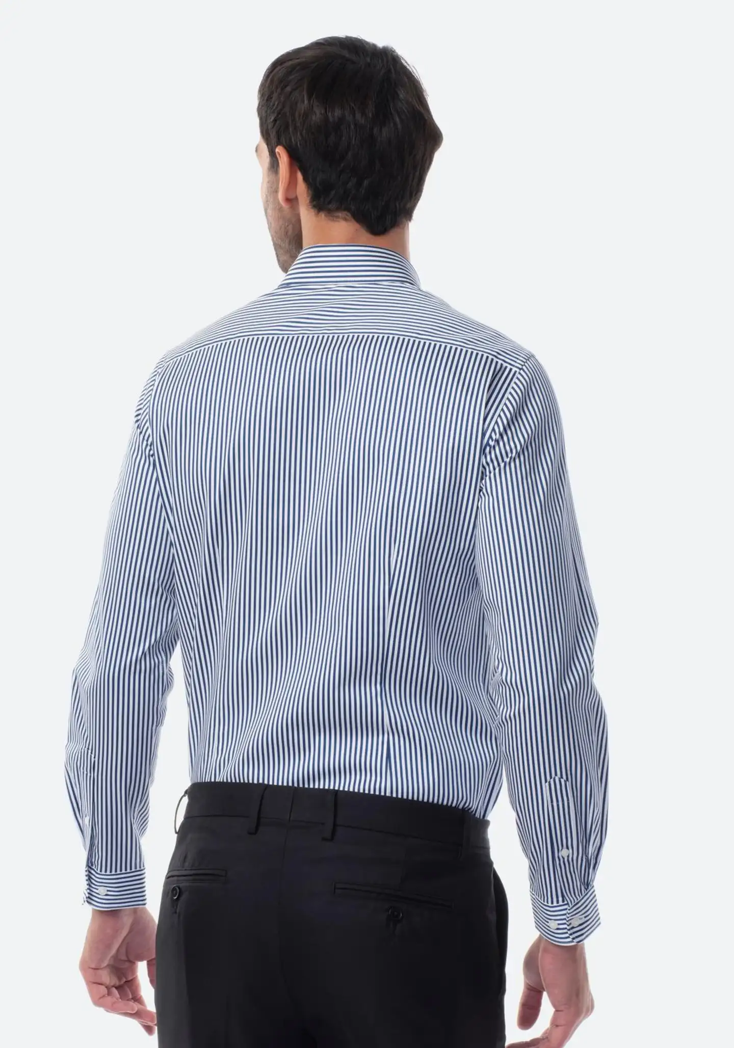 TEX miesten kauluspaita Satin stretchI966326 - Navy - 2