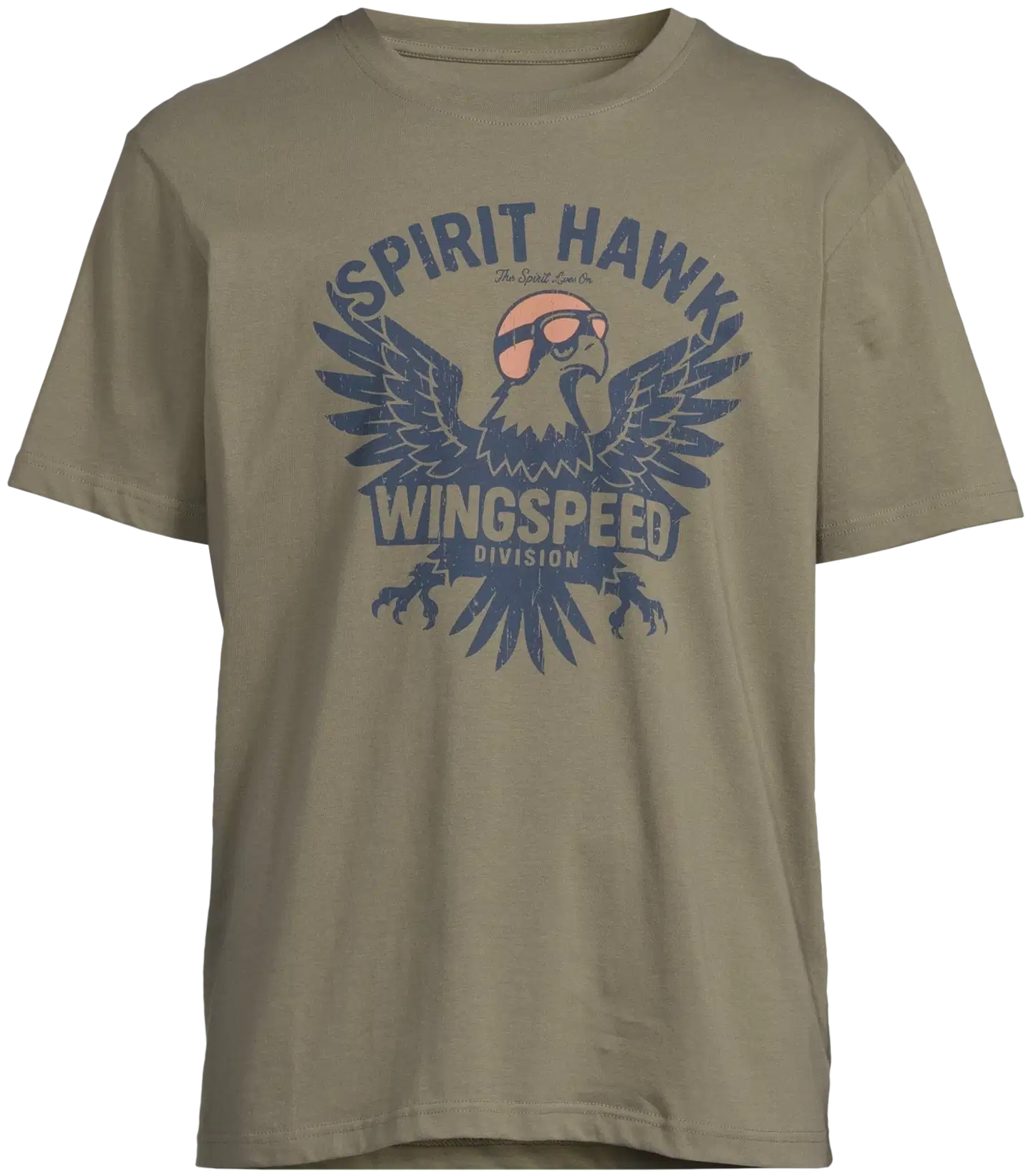 House miesten t-paita Kotka 195H292601 - Dusty Olive - 2
