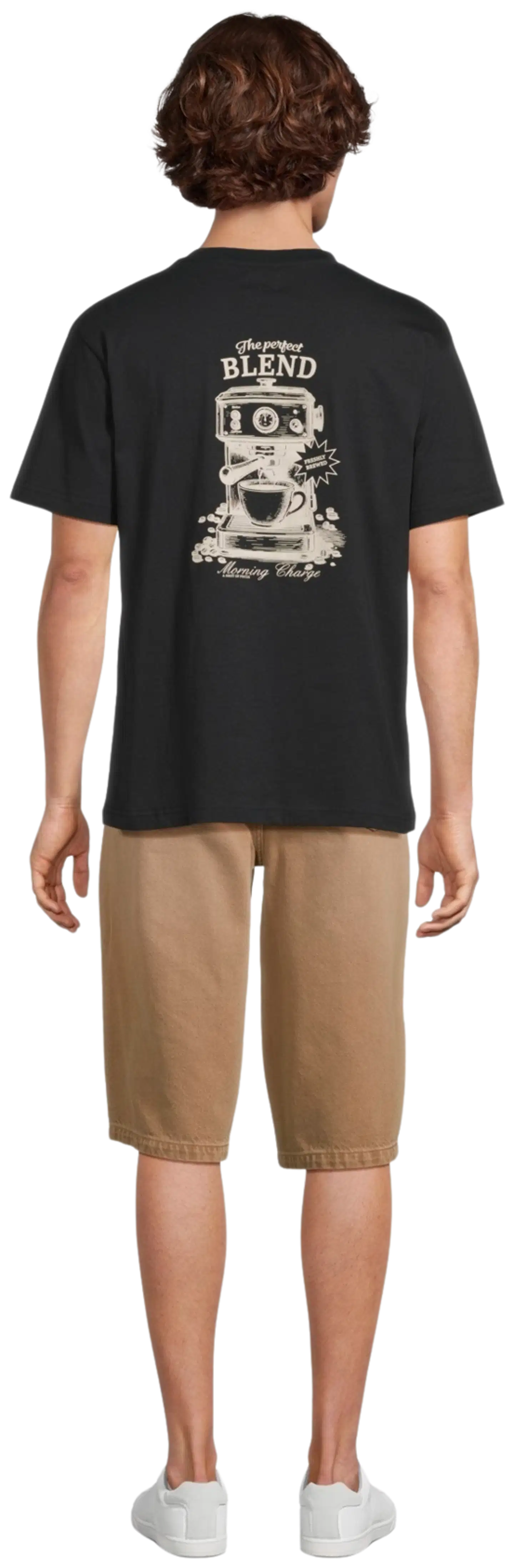 WKLY. miesten farkkubermudat Loose fit 202W152607 - Brown denim washed - 3