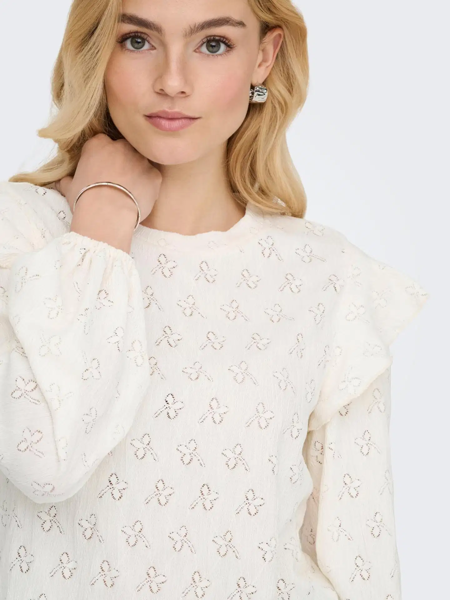 JDY naisten paita Jdylollie - Cloud dancer - 7