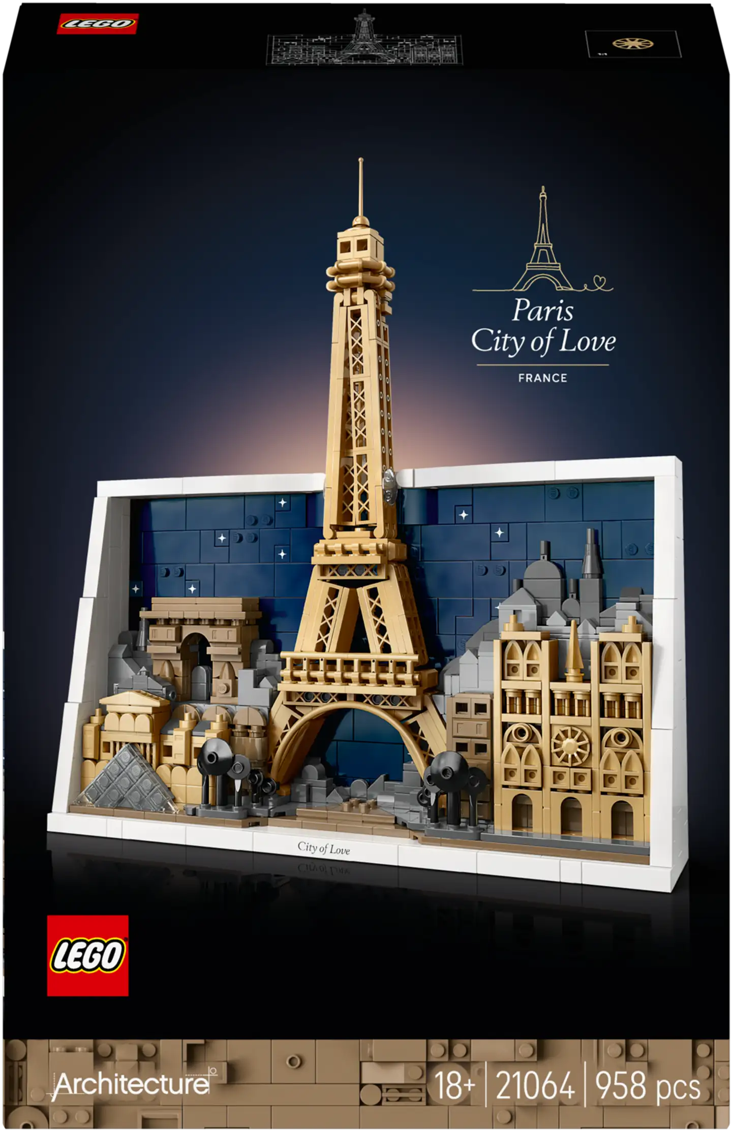 LEGO® Architecture 21064 Pariisi – rakkauden kaupunki - 3