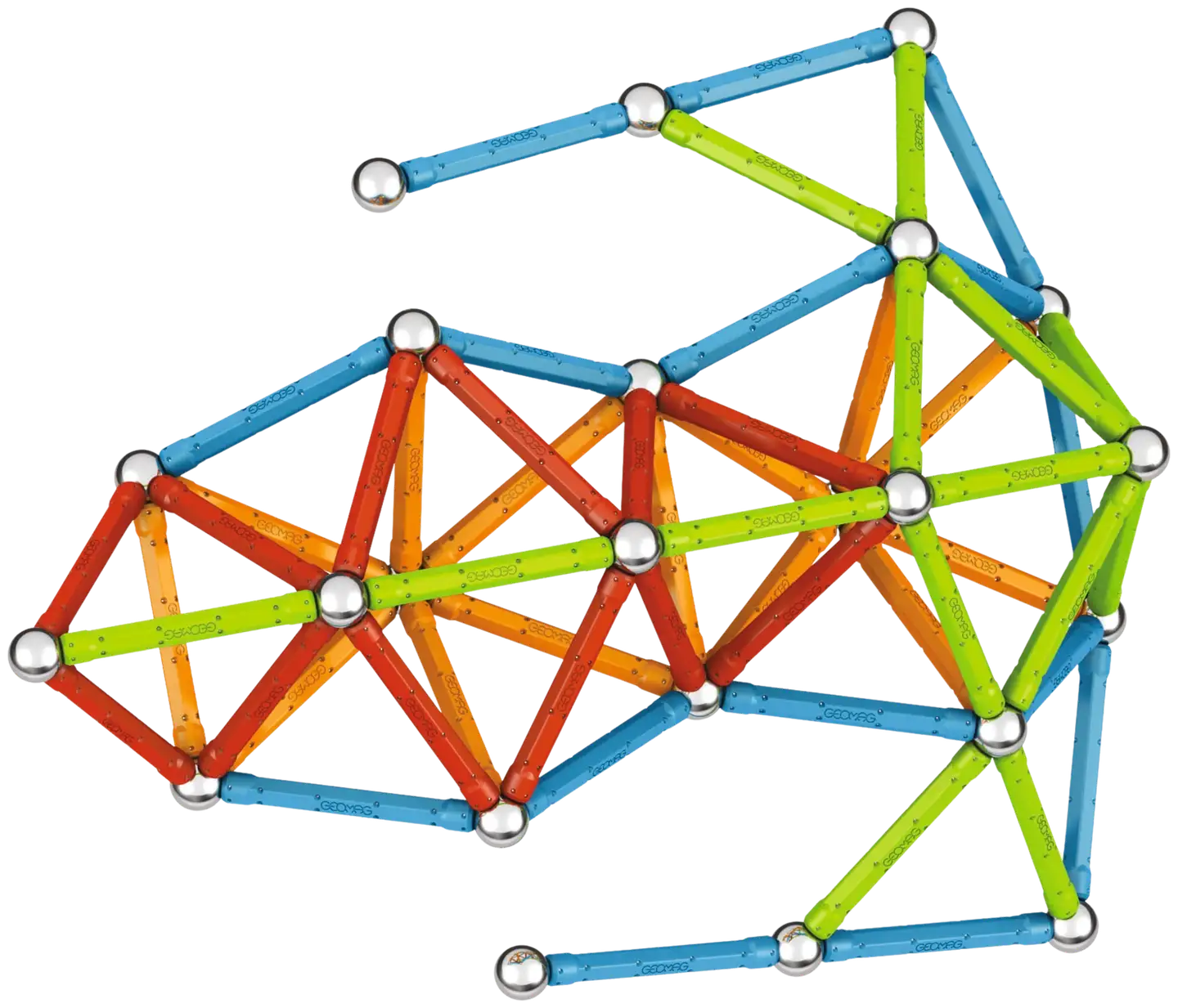Geomag Supercolor Recycled -magneettirakennussetti 142 osaa - 3