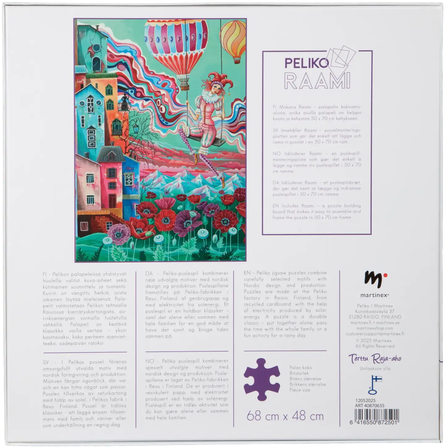 Peliko palapeli 1000 palaa Terttu Raja-aho Unilaakson yllä - 3