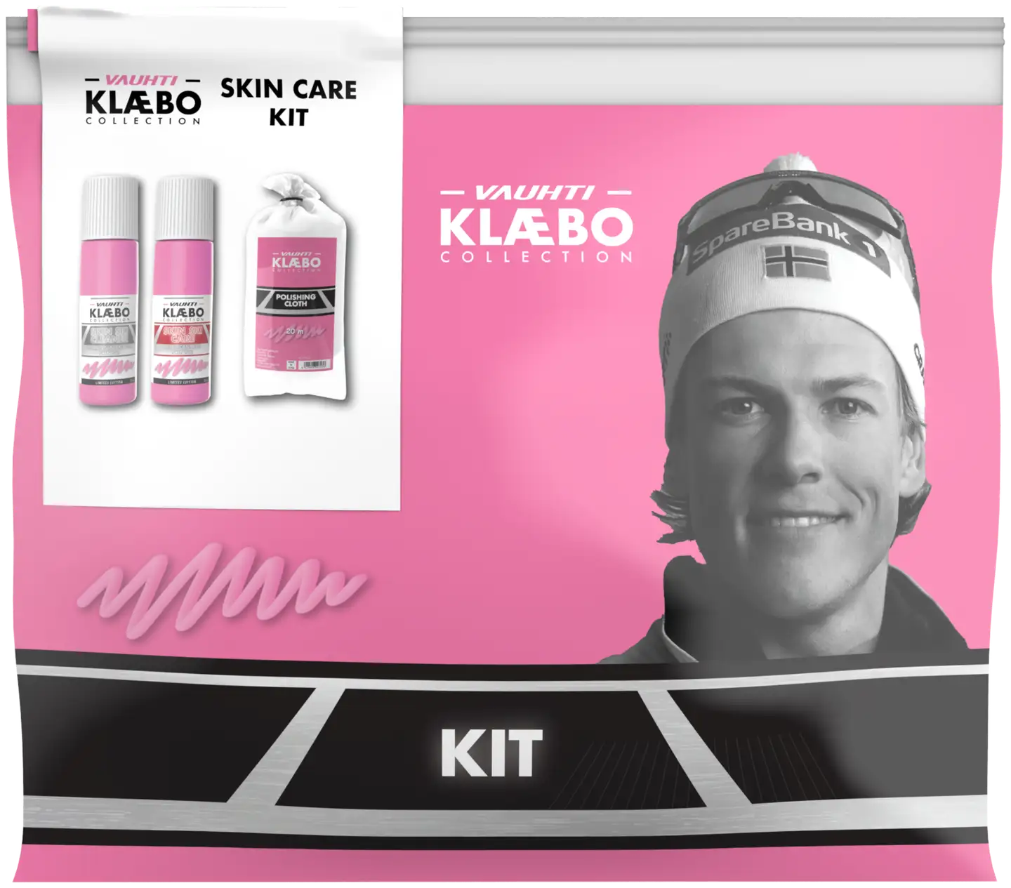 Vauhti skinsuksien hoitosetti Klaebo