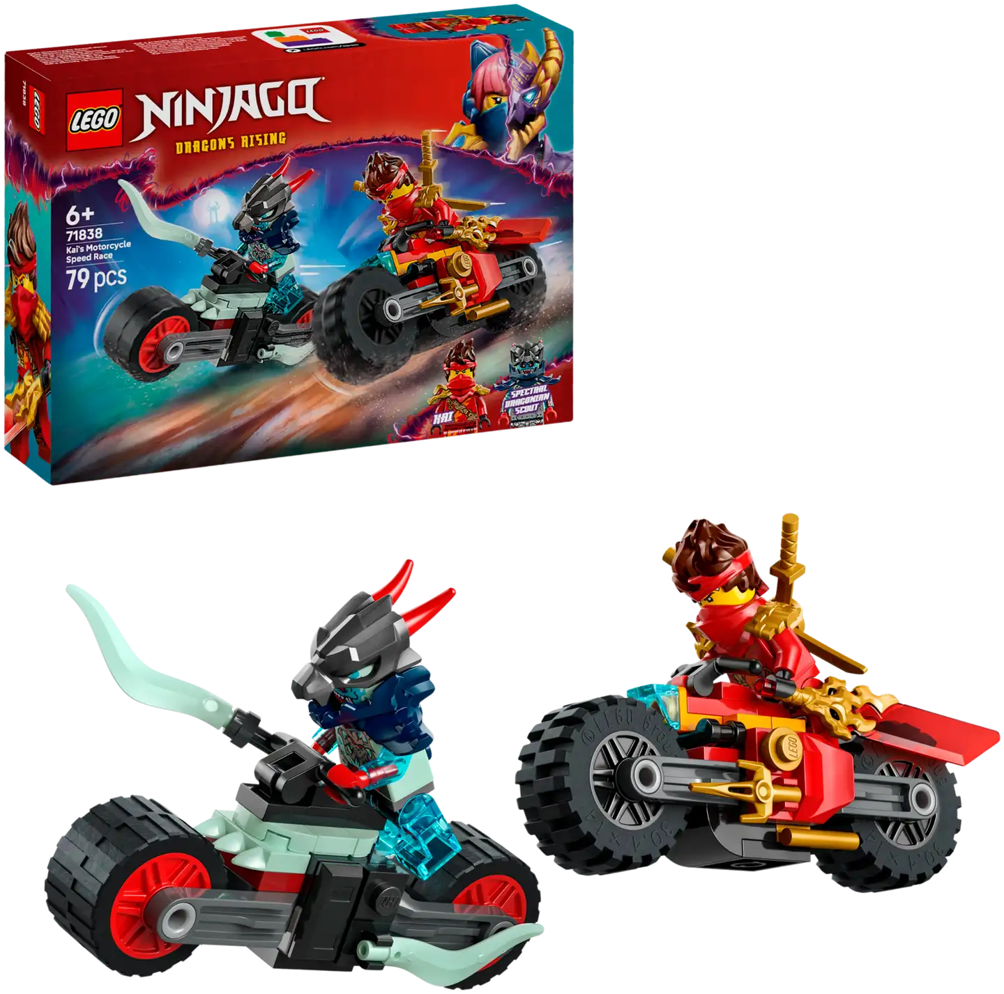 LEGO® Ninjago 71838 Kain vauhdikas moottoripyöräkisa - 1