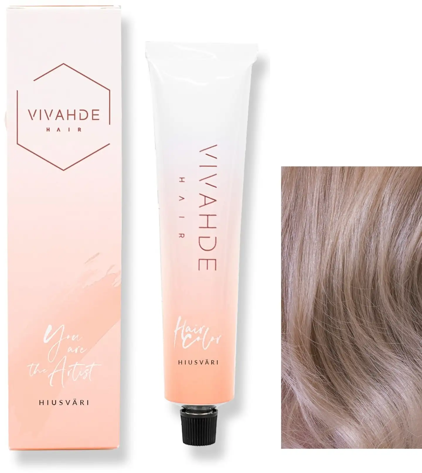 Vivahde Hair 10 AG Tuhka Kulta hiusväri  60 ml - 1