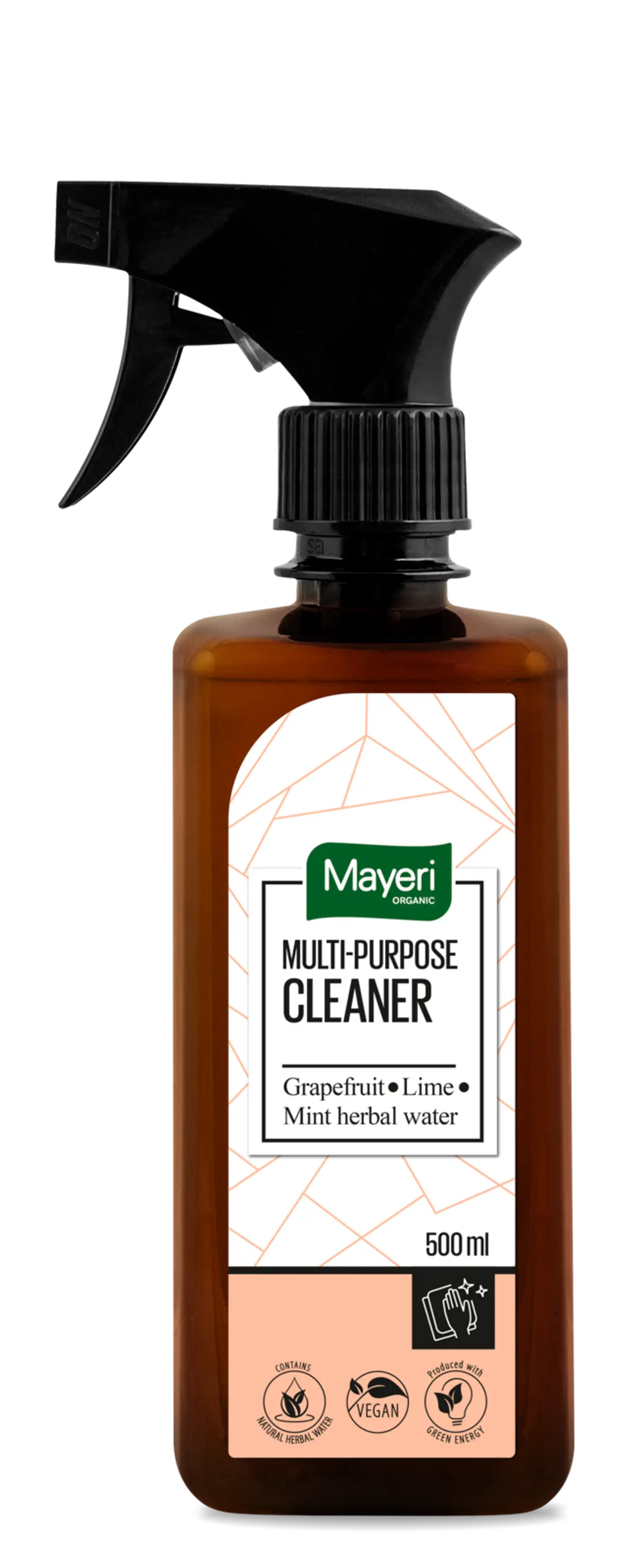 MAYERI ORGANIC YLEISPUHDISTUSAINE GRAPEFRUIT & LIME - MINT HERBAL WATER 500 ML SPRAY