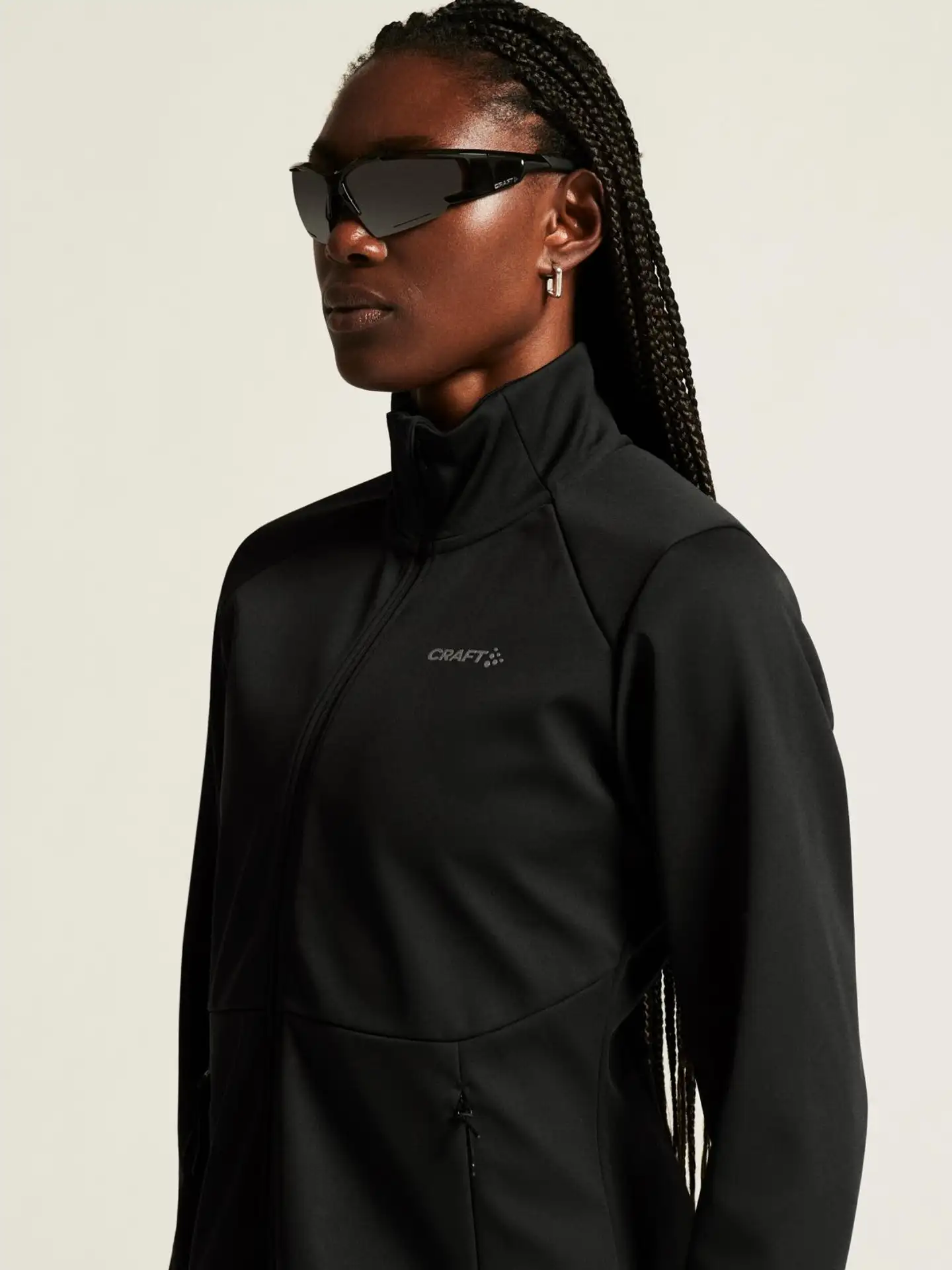 Craft naisten tekninen hiihto/pyöräilytakki Core Nordic - BLACK - 2