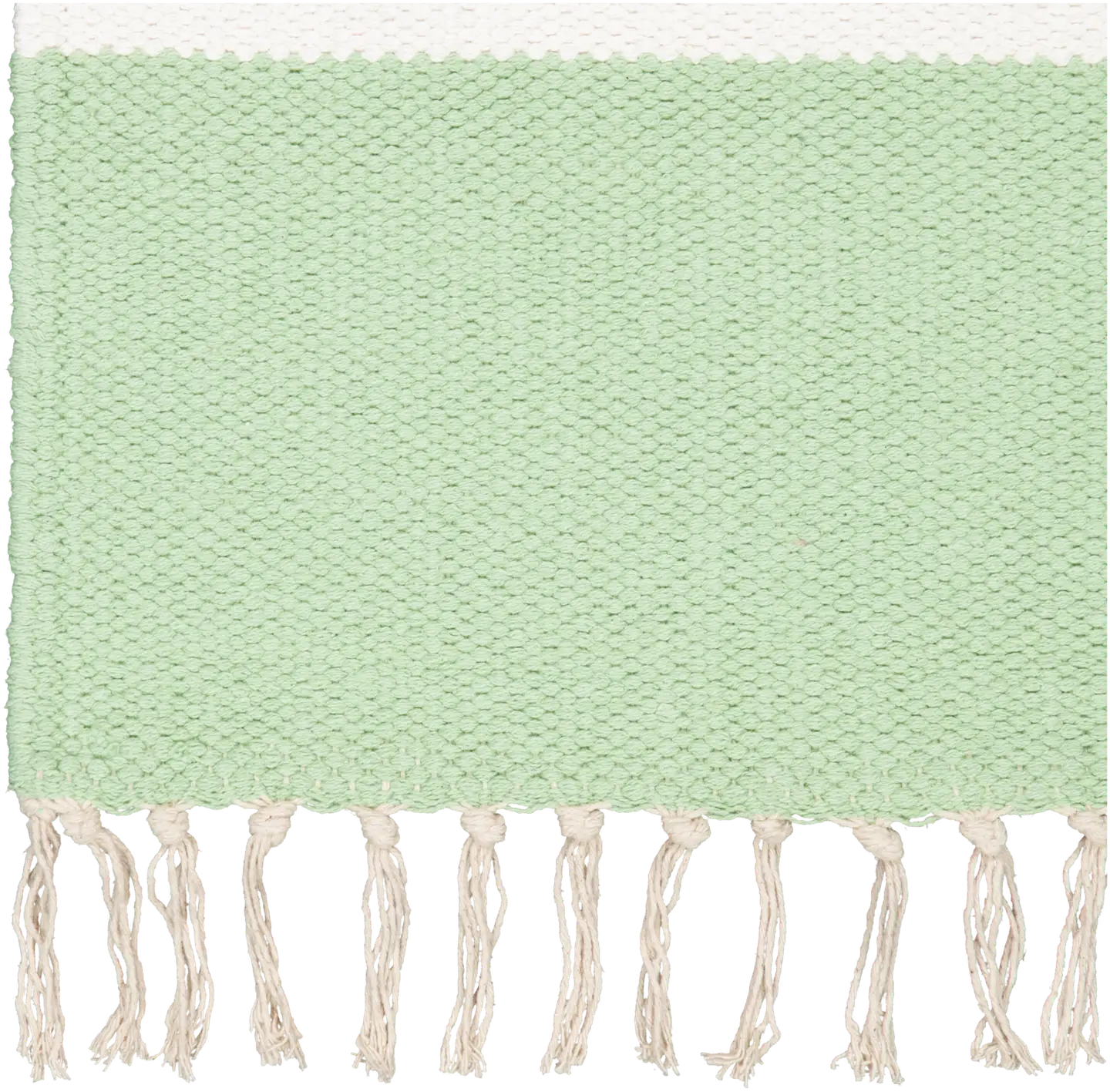 House puuvillamatto Liina 90x200 cm v.vihreä/l.valkoinen/greige - 3