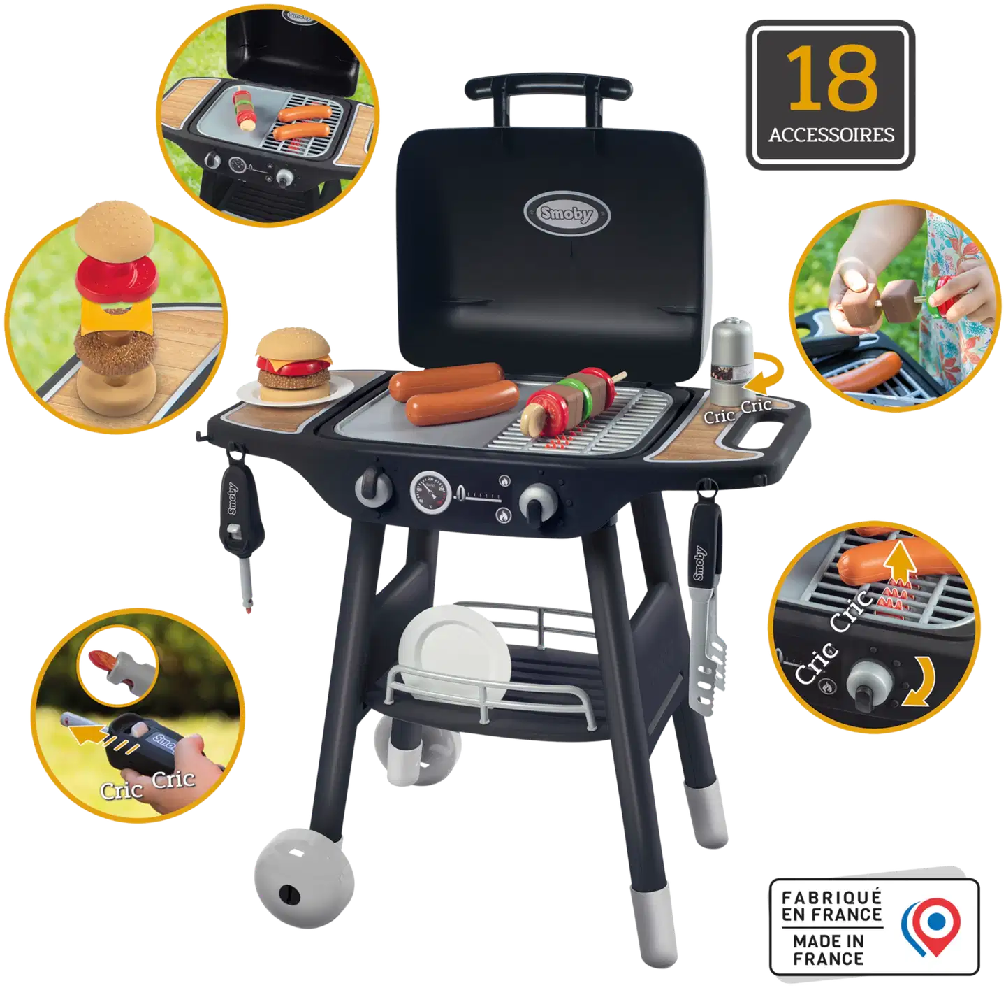 Smoby Barbeque -leikkisetti grillailuun - 3