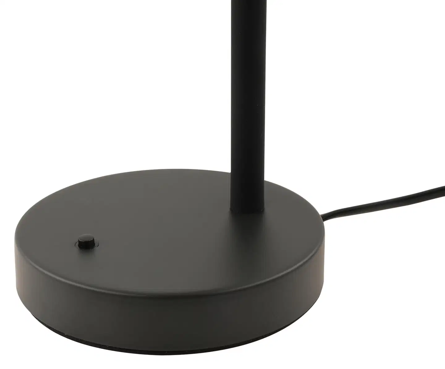 FocusLight Oslo pöytävalaisin, kork:36cm, 1xE27 max.8W(LED), On-Off kytkin valaisimen rungossa, IP20, musta - 5