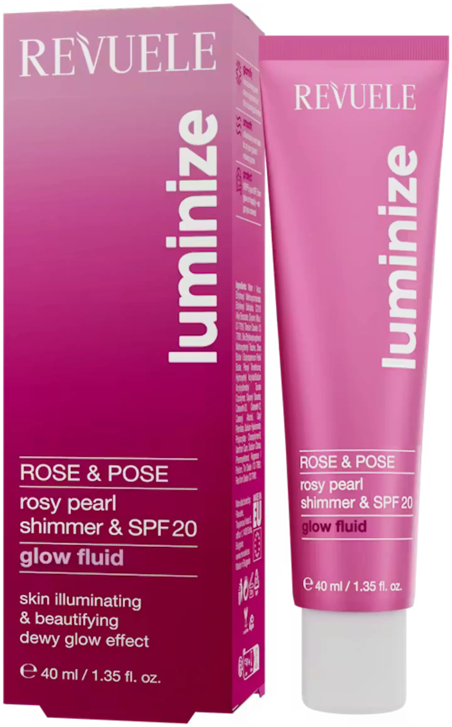 Revuele Rose & pose glow neste 40ml