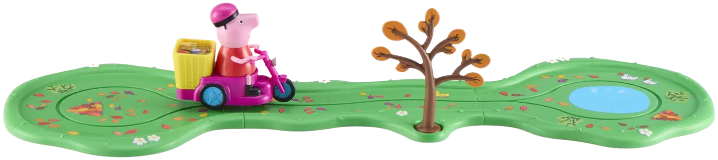 Peppa Whizz Around Riding In The Leaves Playset - 3