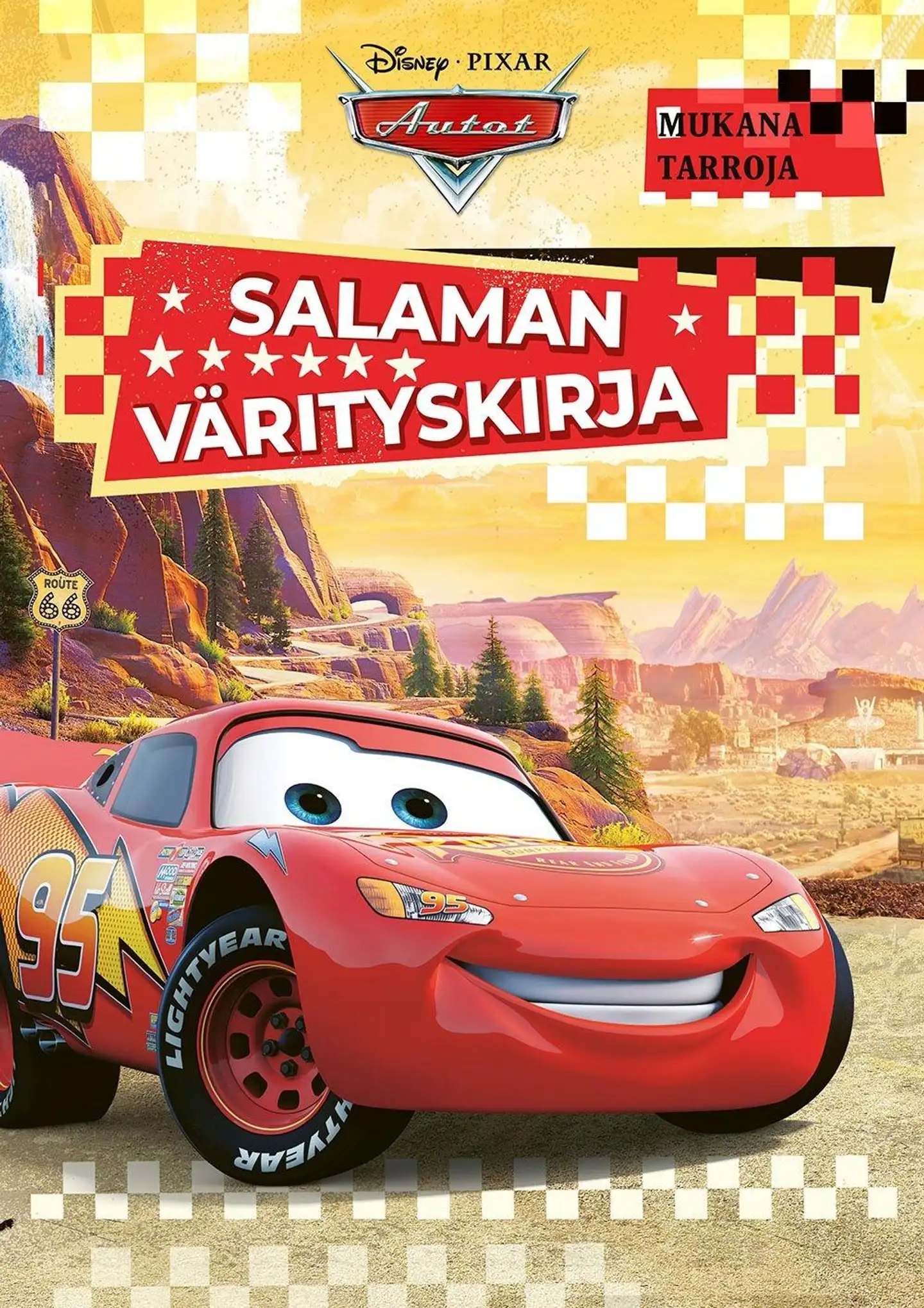 Disney Autot Salaman värityskirja