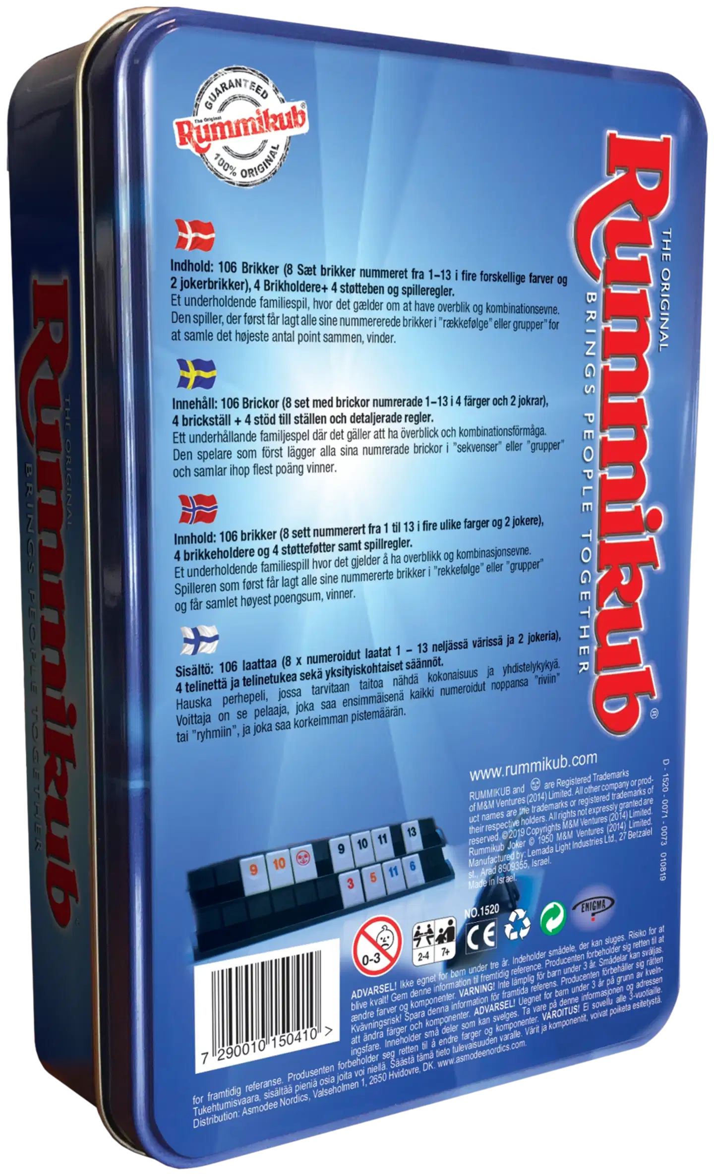 Rummikub Travel Nordic -lautapeli - 2