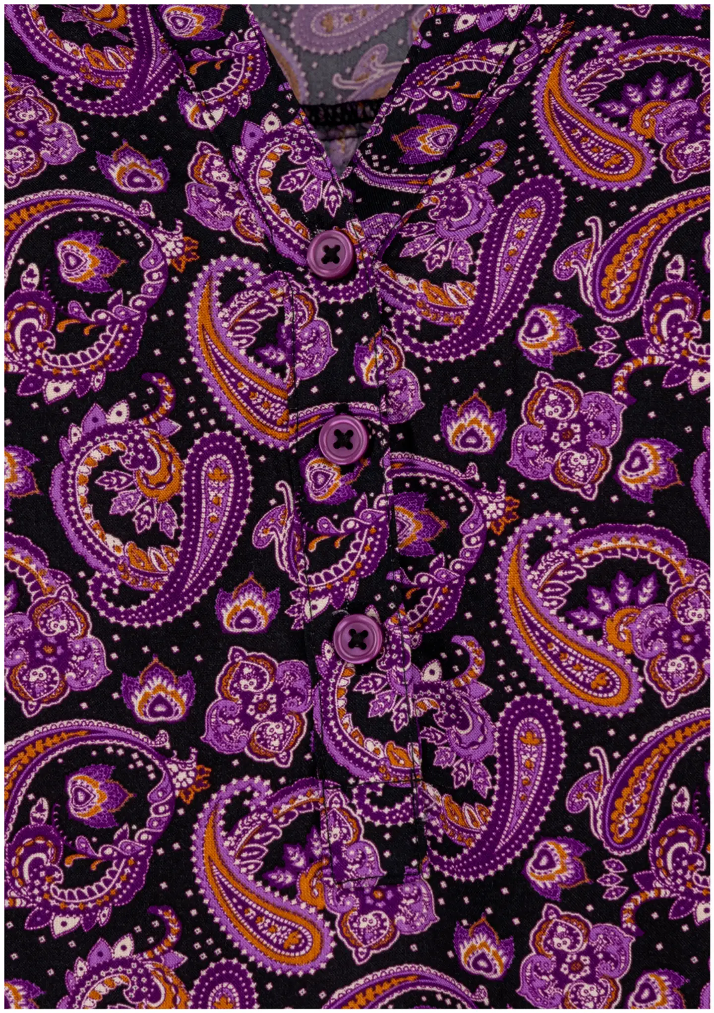 House naisten kangaspusero 228H402453 - lilac paisley - 3