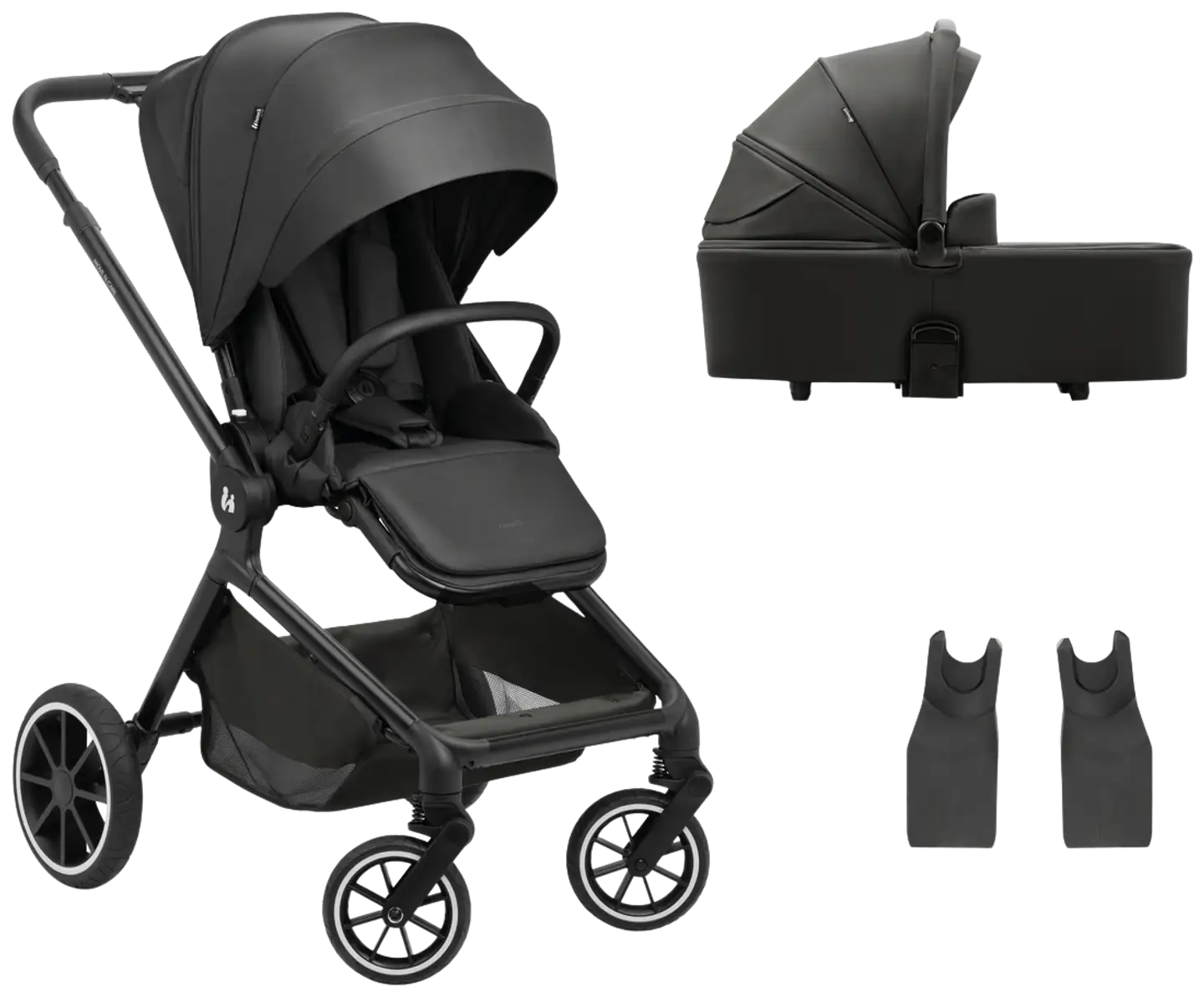Hauck yhdistelmävaunut Move N Care Set 0-22 kg musta - 1