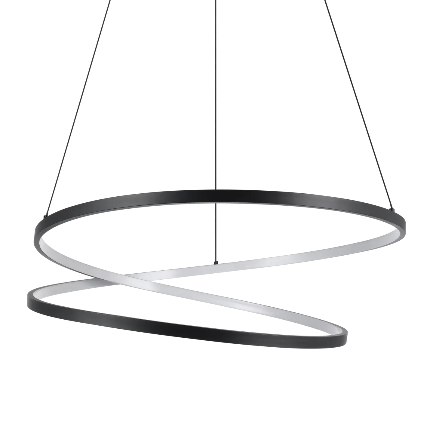 EGLO riippuvalaisin Ruotale LED 42W 70 cm musta - 4