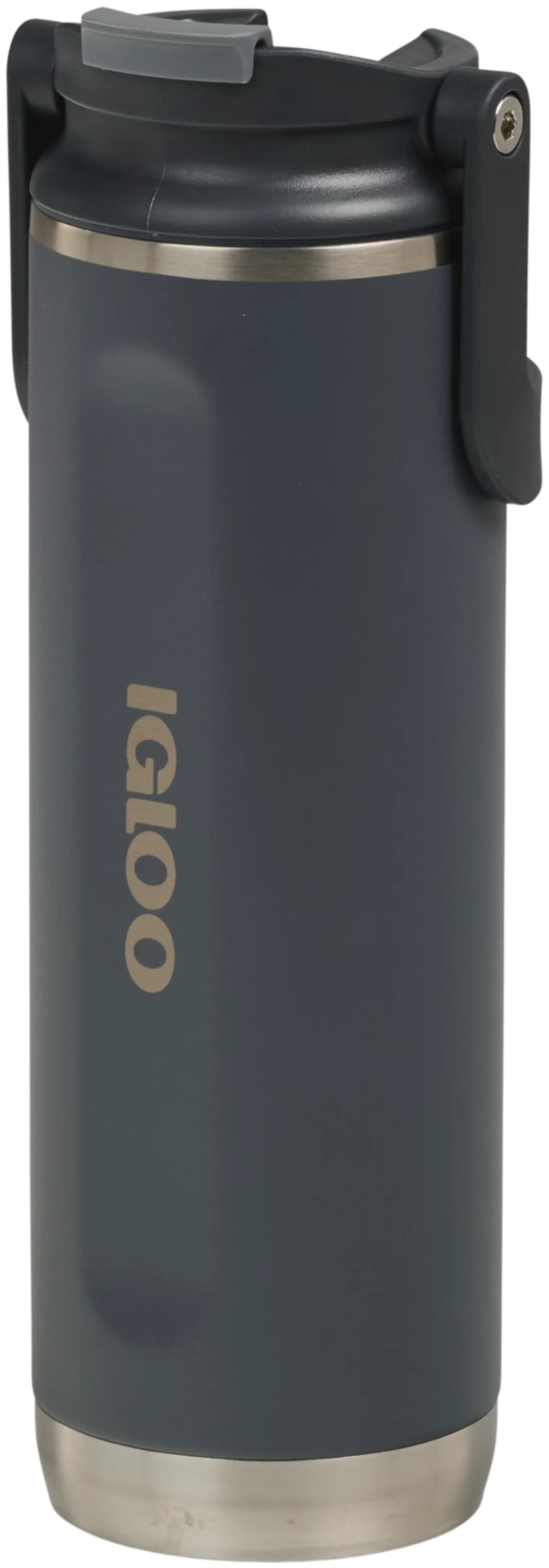 Igloo Flip'n'Sip 591 ml -termospullo tummanharmaa - 1