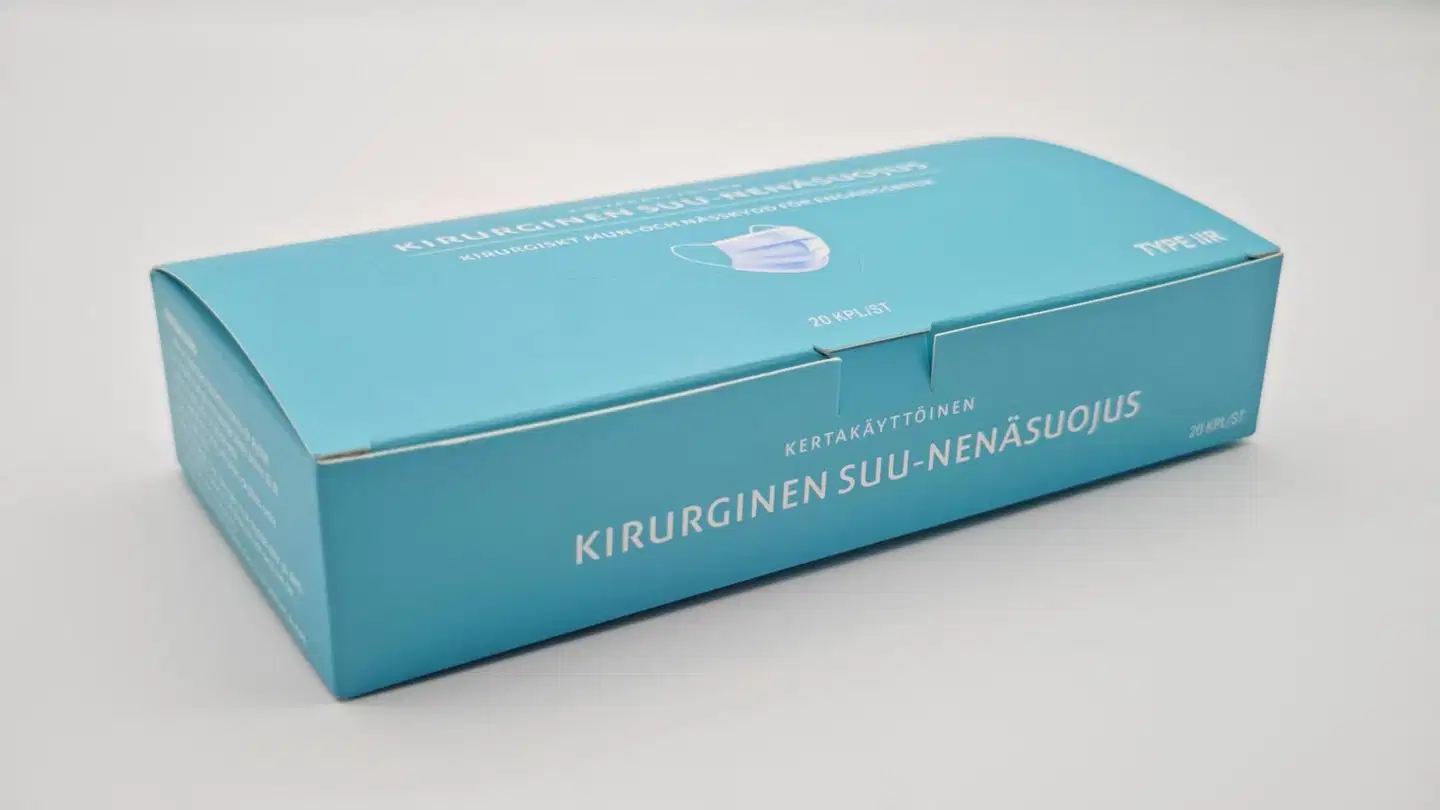 Kirurginen suu-nenäsuojain 20kpl - 2