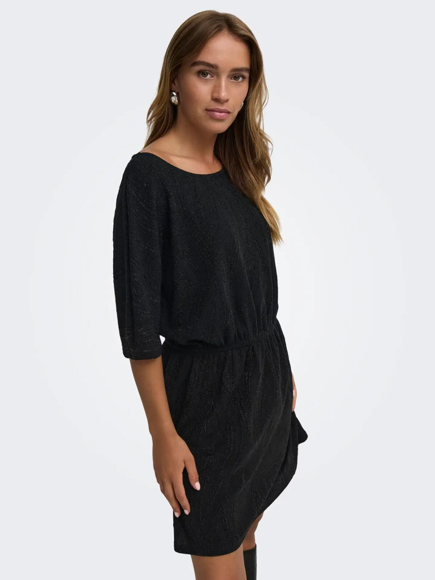 JDY naisten mekko Jdykiwi - Black GLITTER - 6