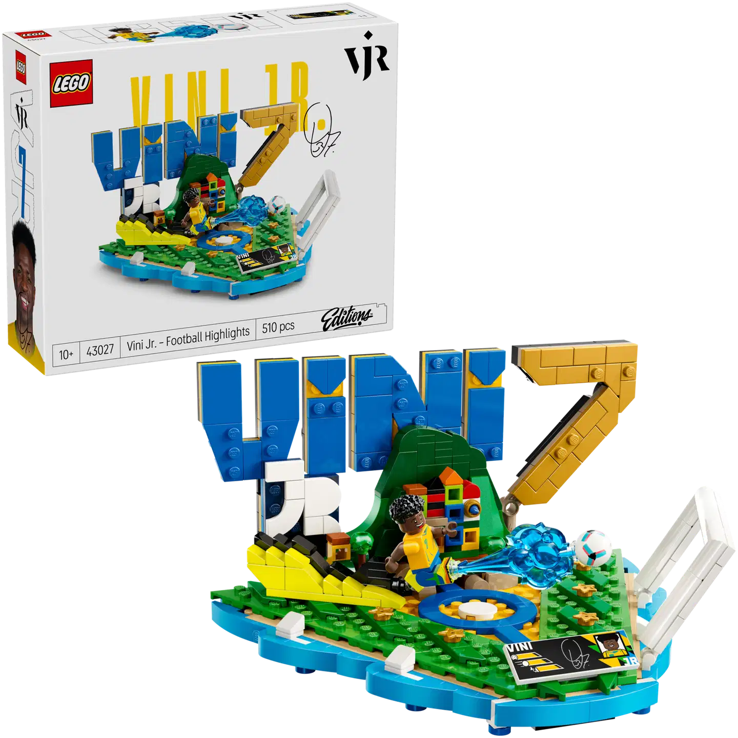 LEGO® Editions Football 43027 Vini Jr. – jalkapallon tähtihetket - 1