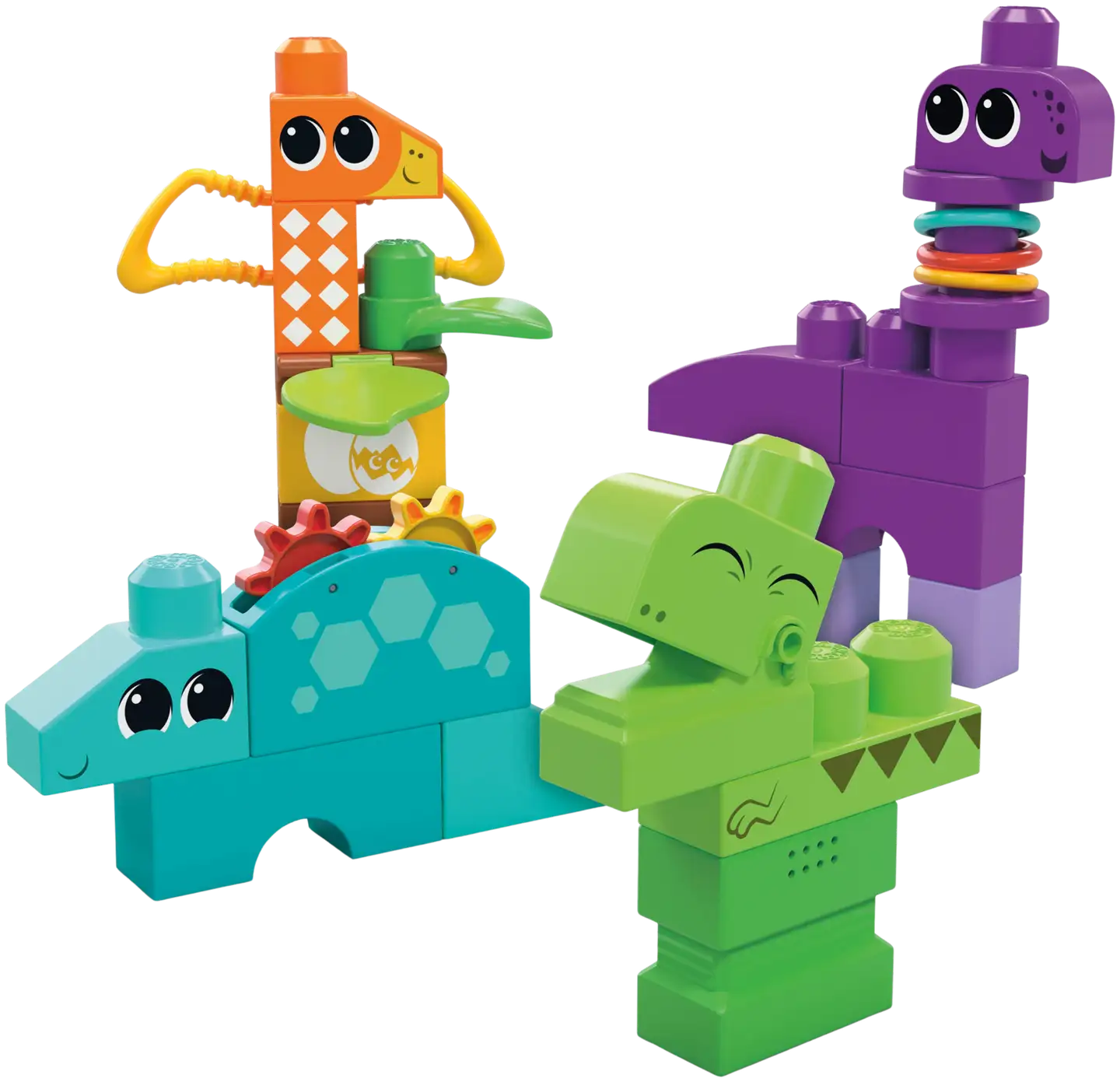 Mega Bloks Squeak 'N Chomp Dinos Hkn43 - 3