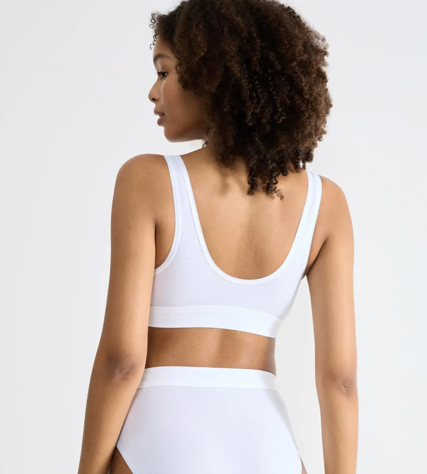 Sloggi naisten Double Comfort T H Top - 0003-WHITE - 5