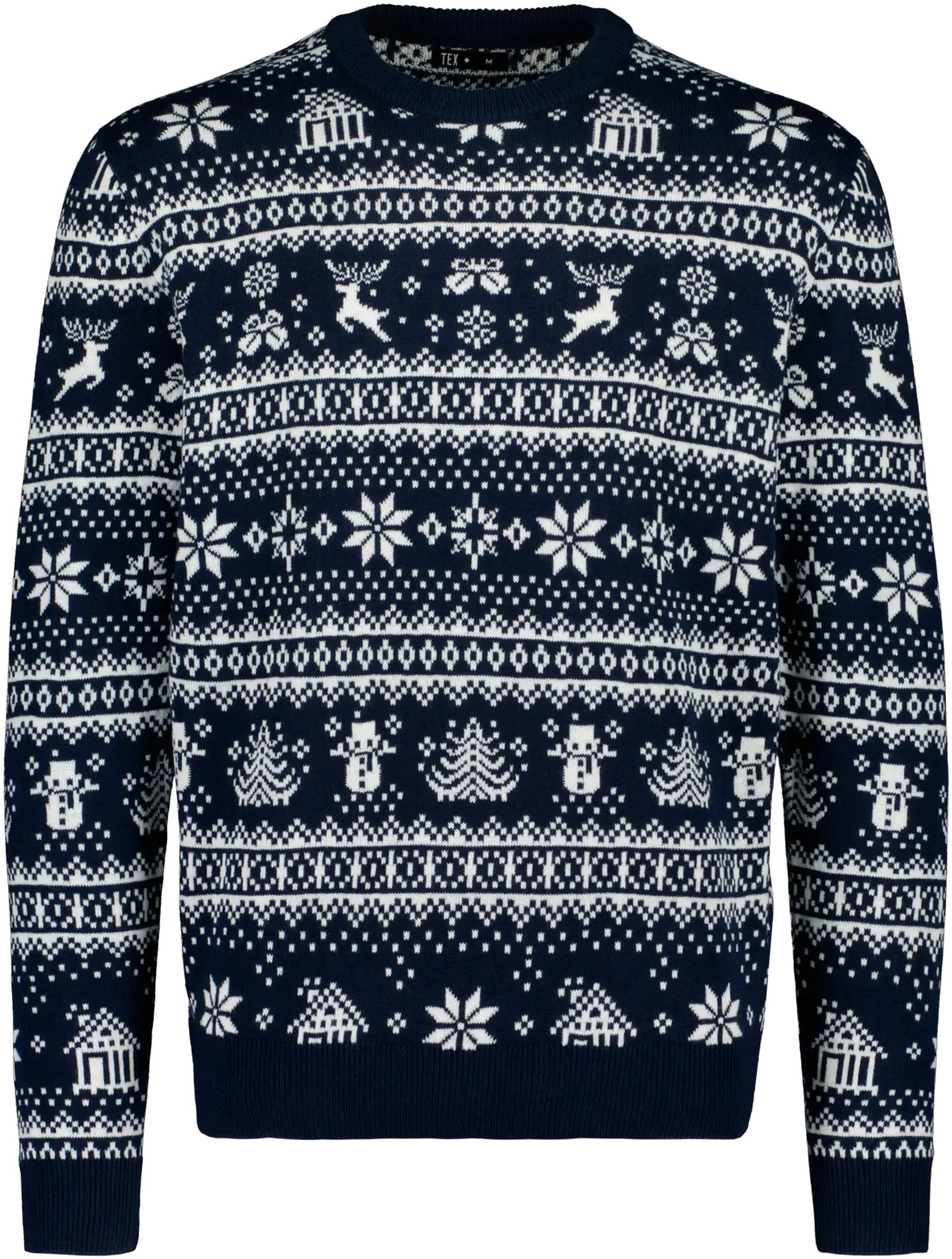 TEX miesten jouluneule Noel I967273 - Navy - 1