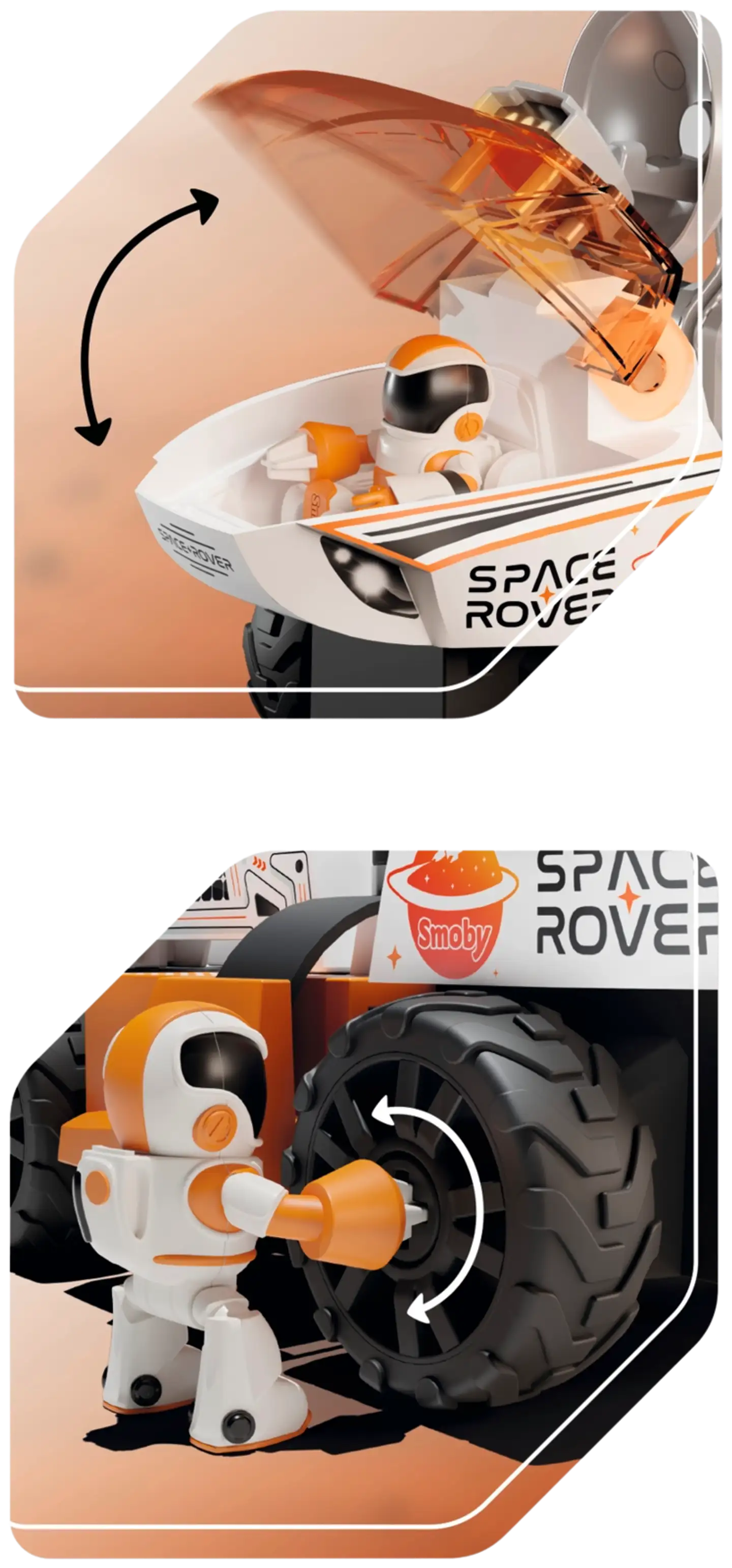 Smoby Avaruusseikkailu Space Rover - 4