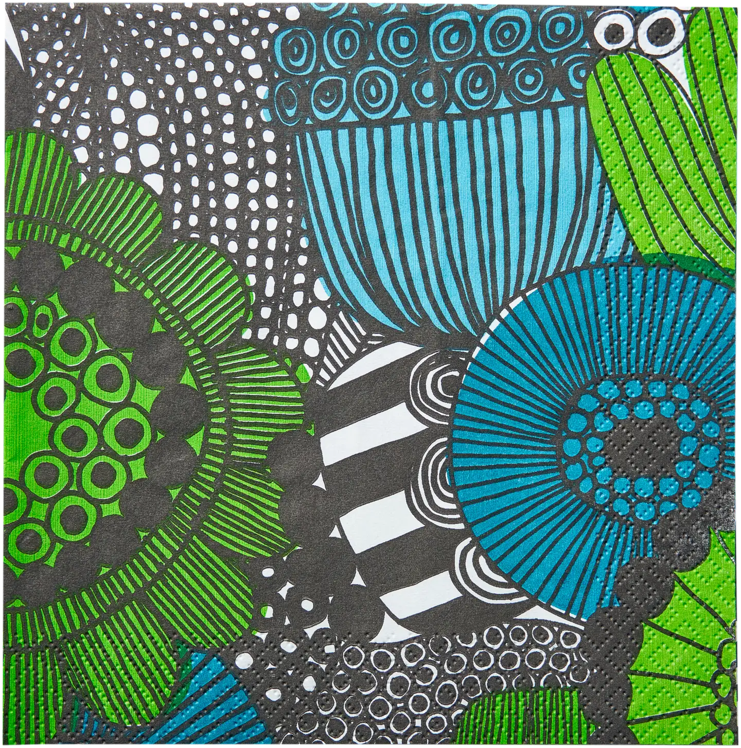 Marimekko Siirtolapuutarha sinivihreä lautasliina 20kpl/33cm