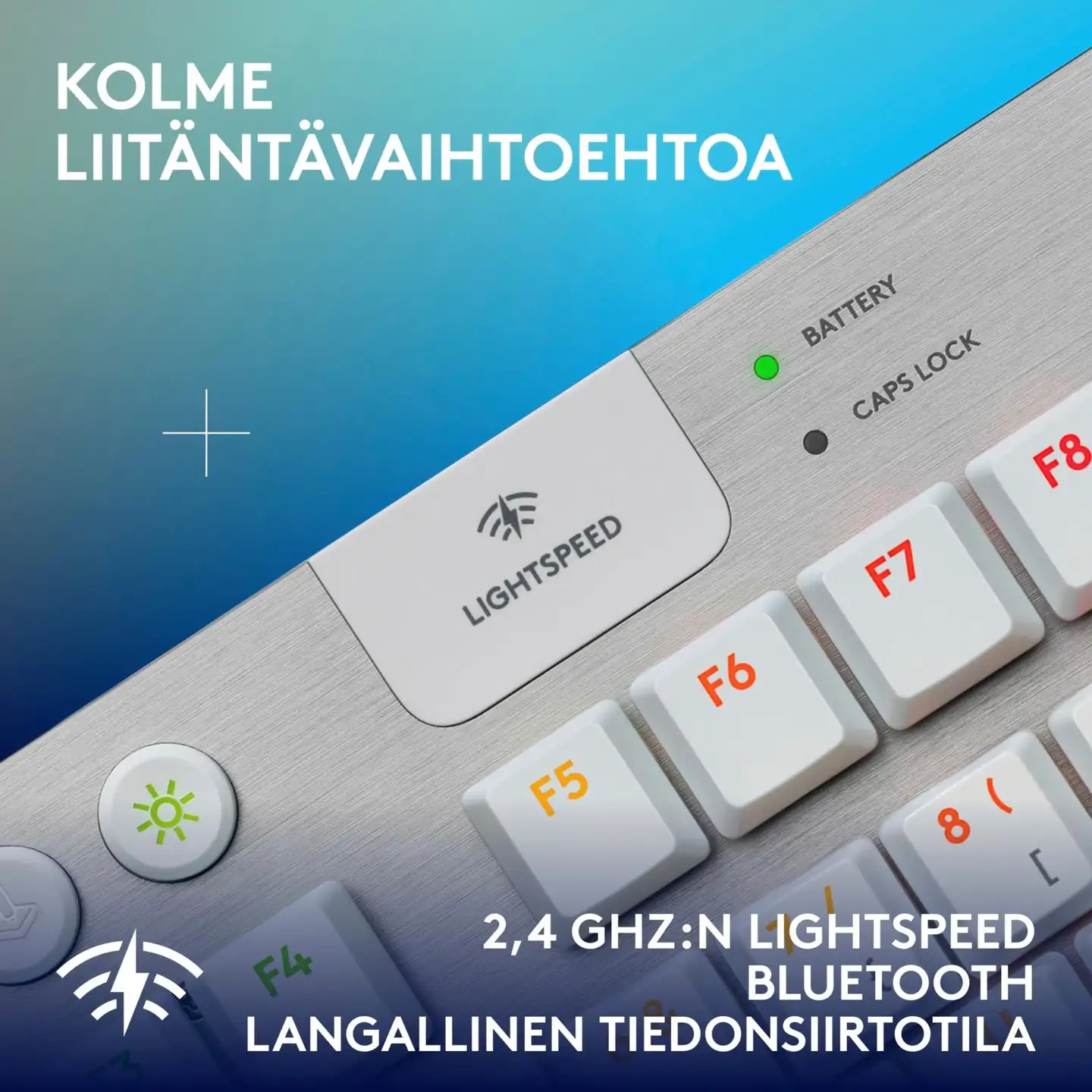 Logitech g915 x lightspeed tkl langaton pelinäppäimistö tactile valkoinen - 5