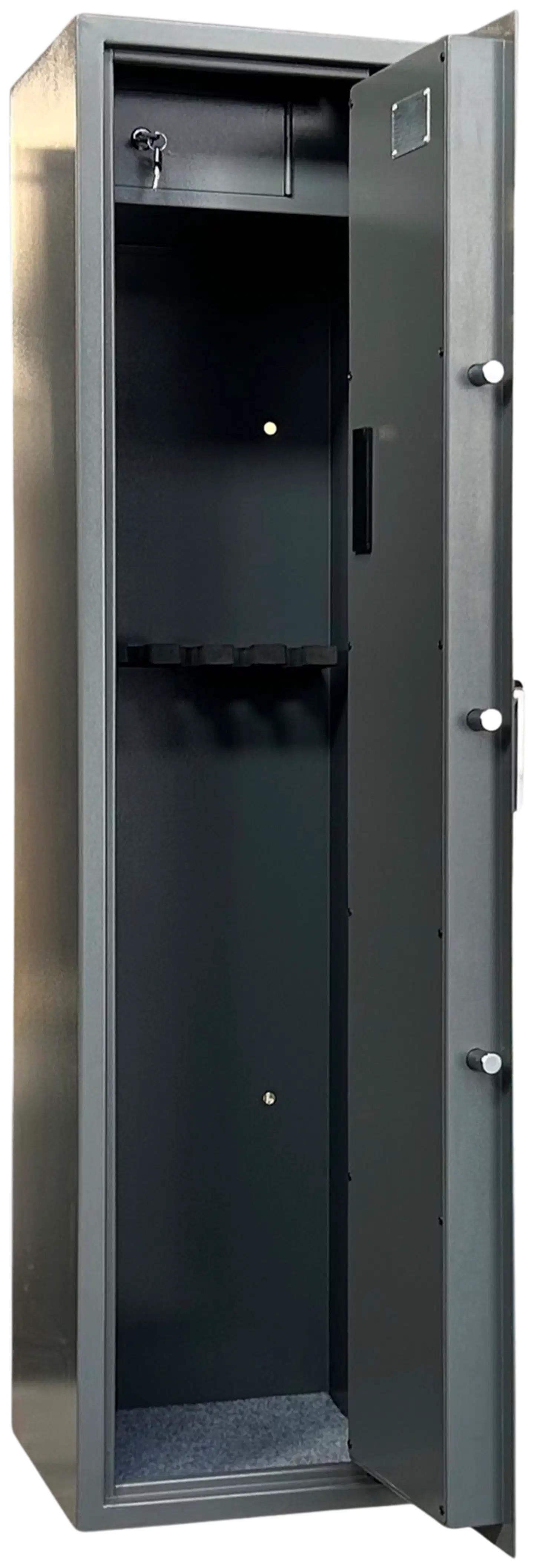 Trekker Asekaappi 5-Asetta AS500 V2, Harmaa, Digitaalilukolla - 2