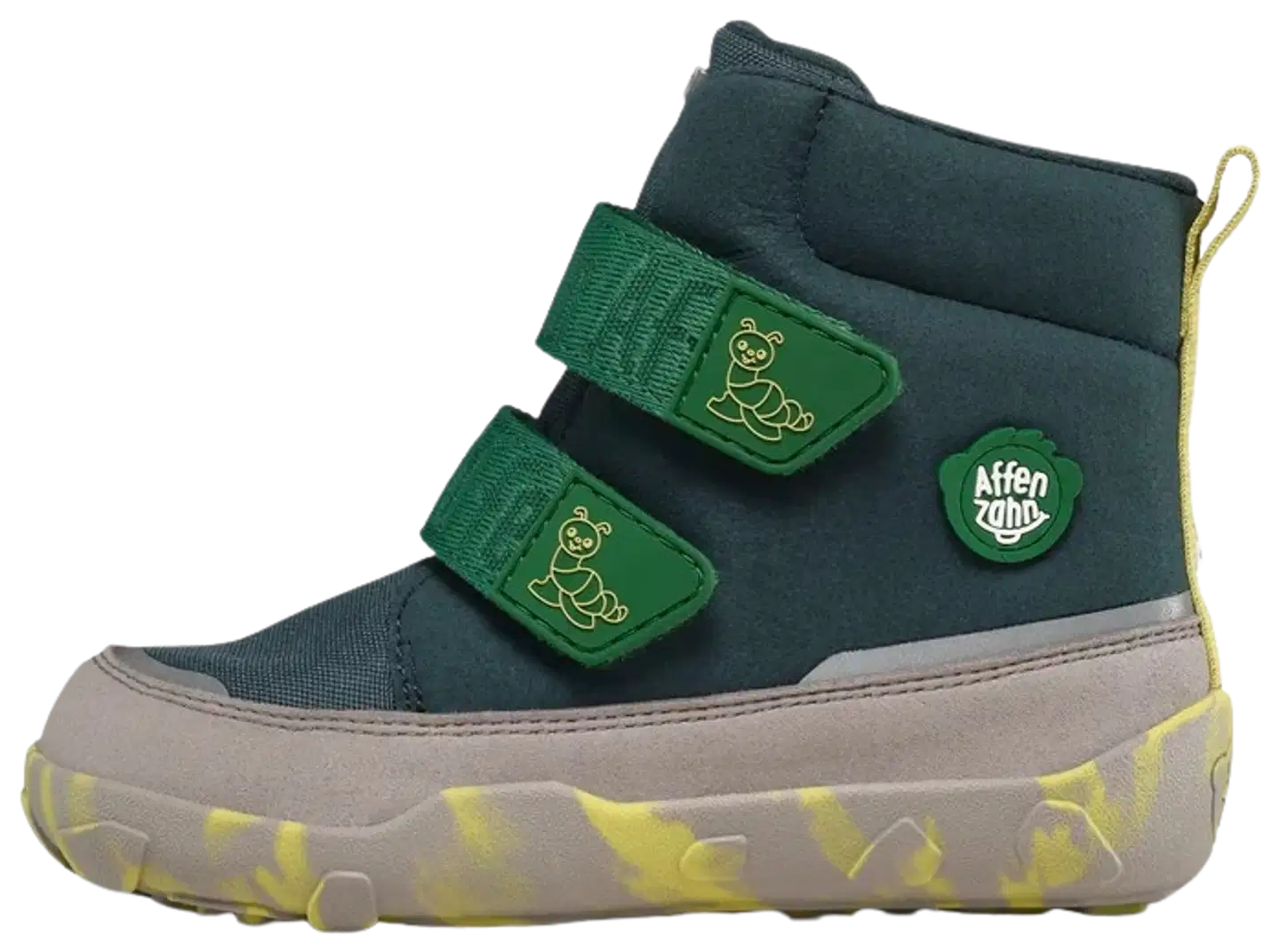 Affenzahn paljasjalkasaappaat Vegan Comfy - Caterpillar - green - 5