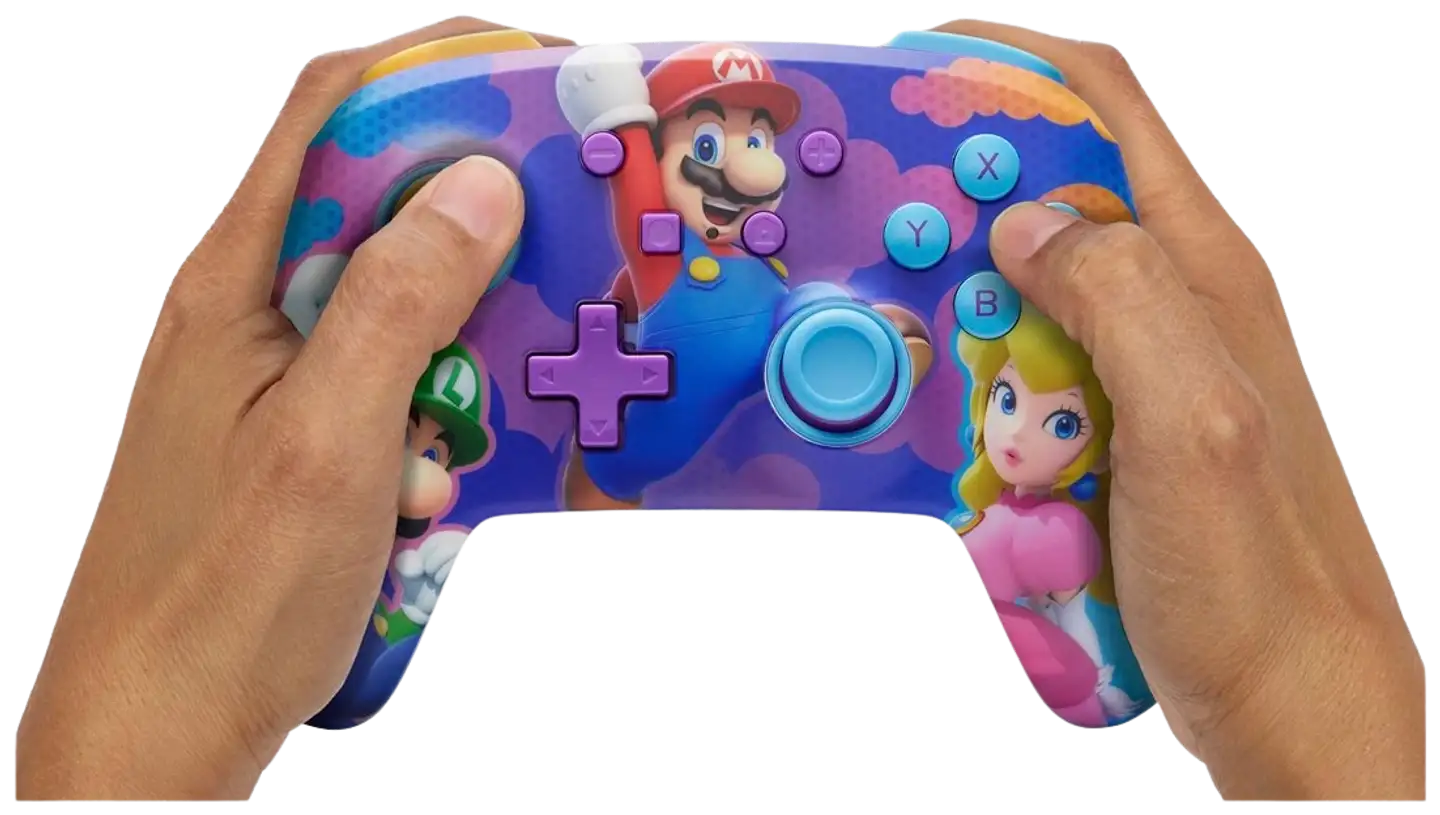 PowerA Enhanced Wireless Controller peliohjain, Color Splash Heroes, Nintendo Switch - 9