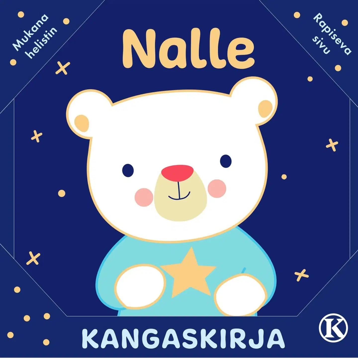 Kangaskirja - Nalle - Mukana helistin, rapiseva sivu