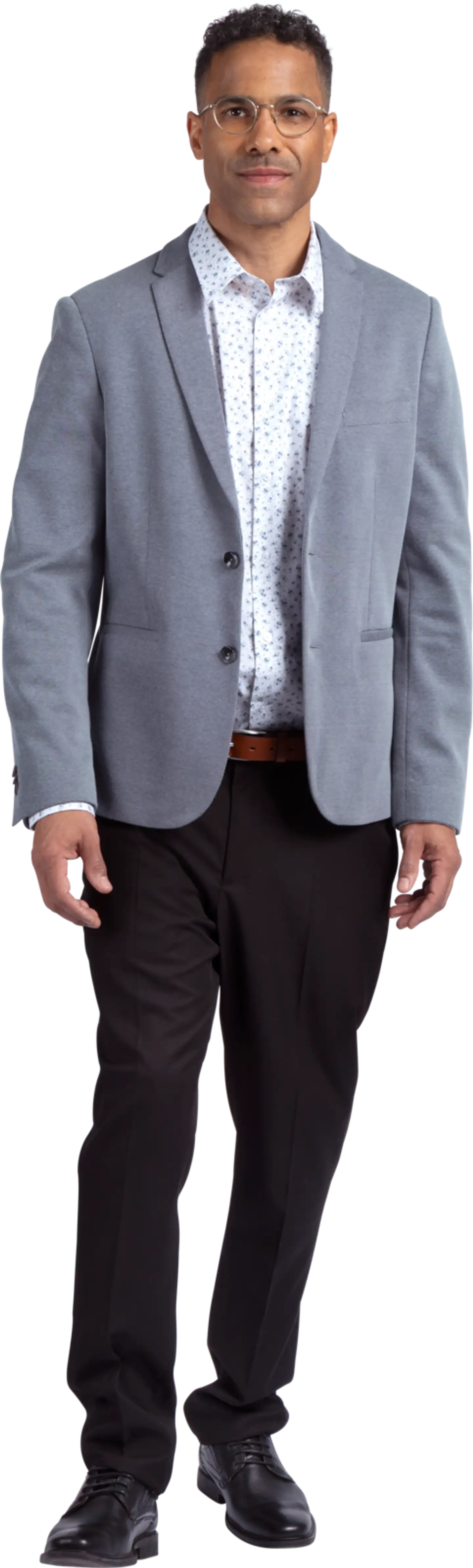 London Fog miesten kauluspaita Flower AOP regular fit - Blue - 4