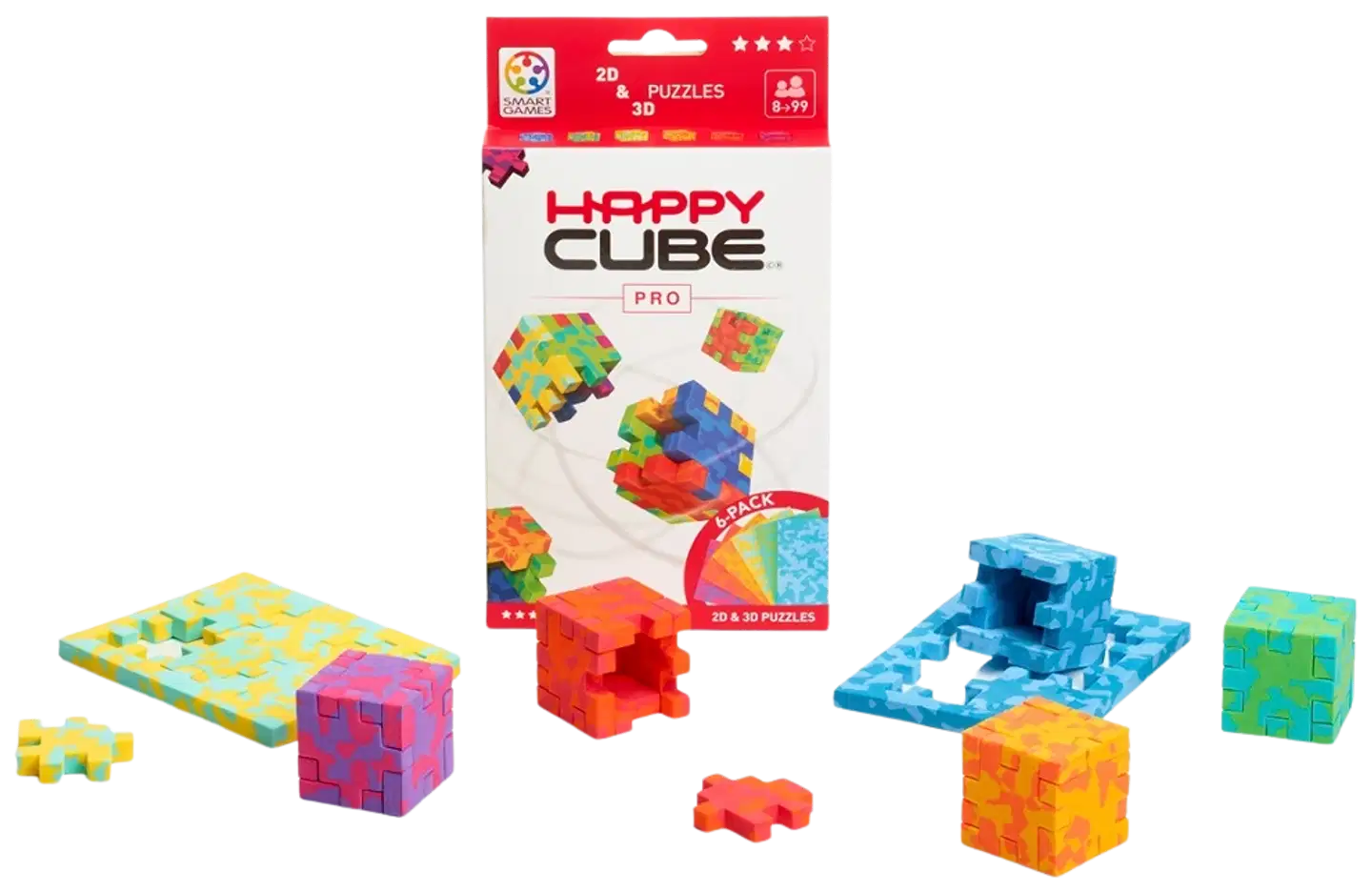 Happy Cube Pulmakuutio pro 6-pack - 1