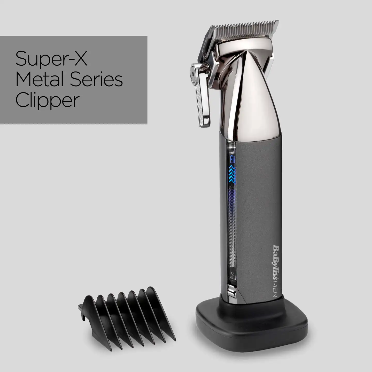 BaByliss hiustenleikkuukone Super X Metal Chrome - 4