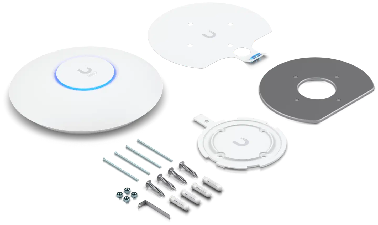 Ubiquiti kompakti WiFi 6 2x2 PoE-tukiasema U6+ - 8