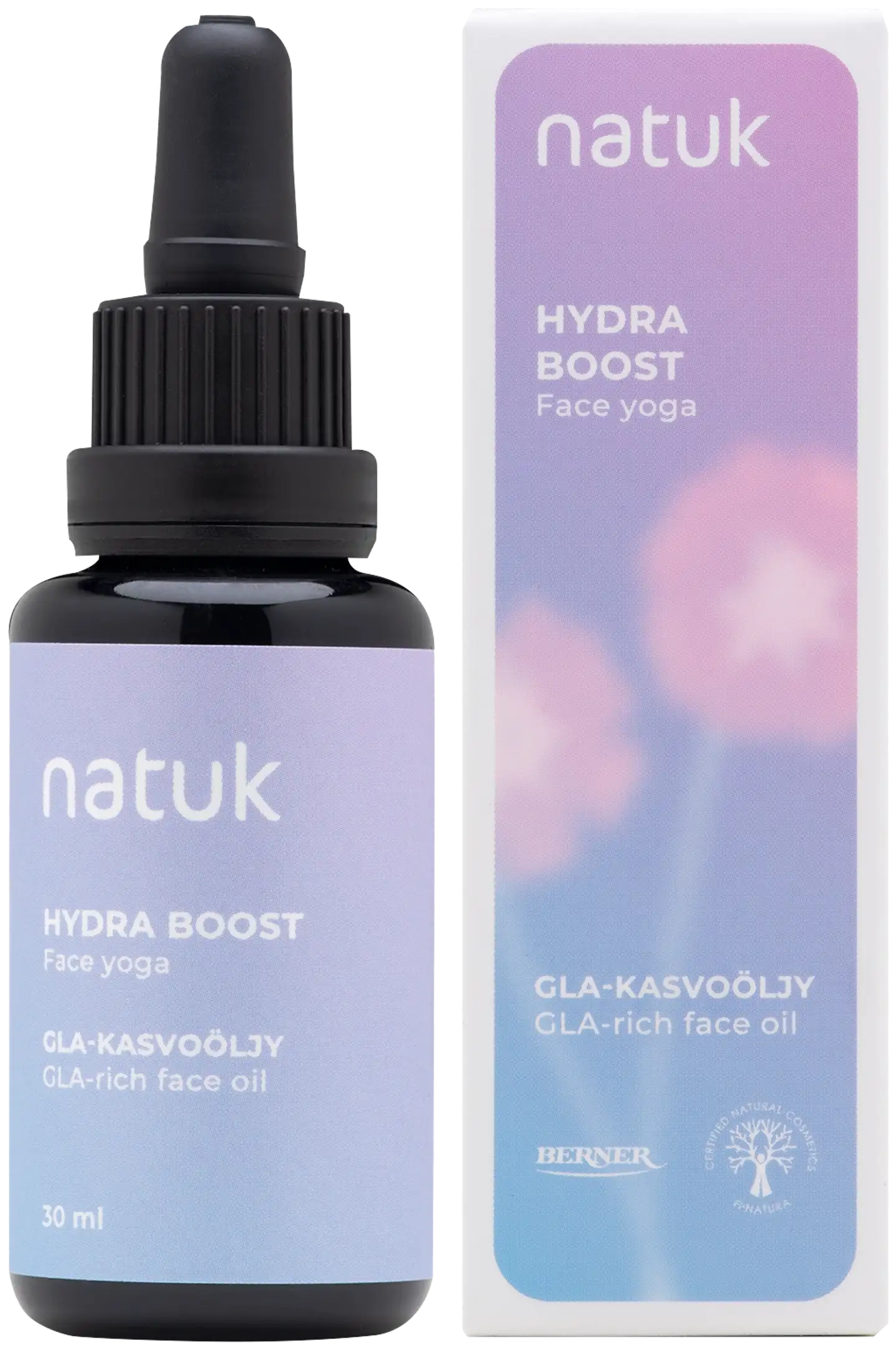 Natuk Hydra Boost 30ml GLA-kasvoöljy - 1