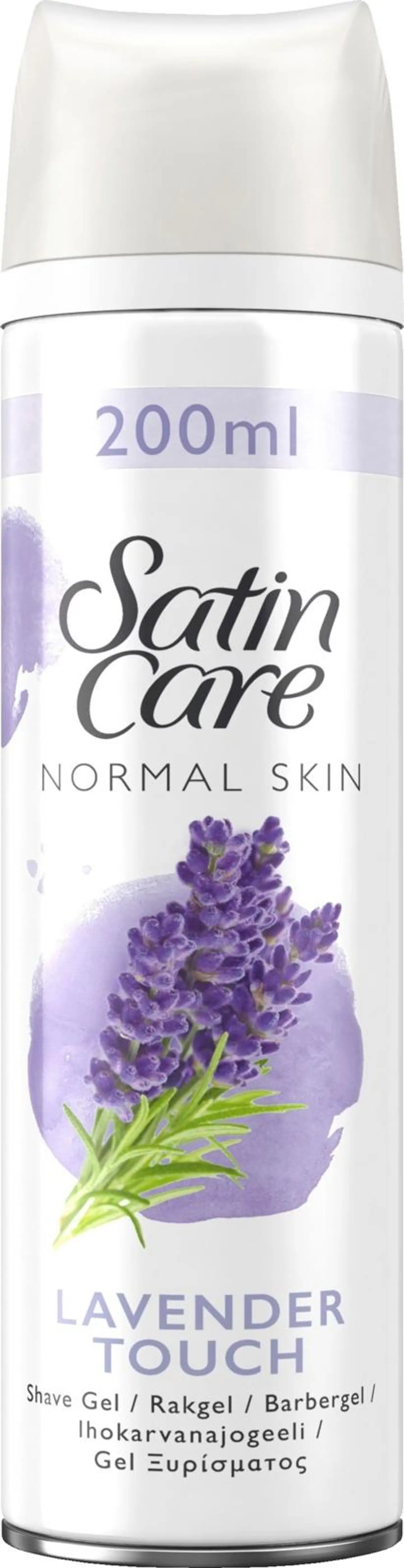 Gillette Satin Care Lavender Touch ihokarvanajogeeli 100ml