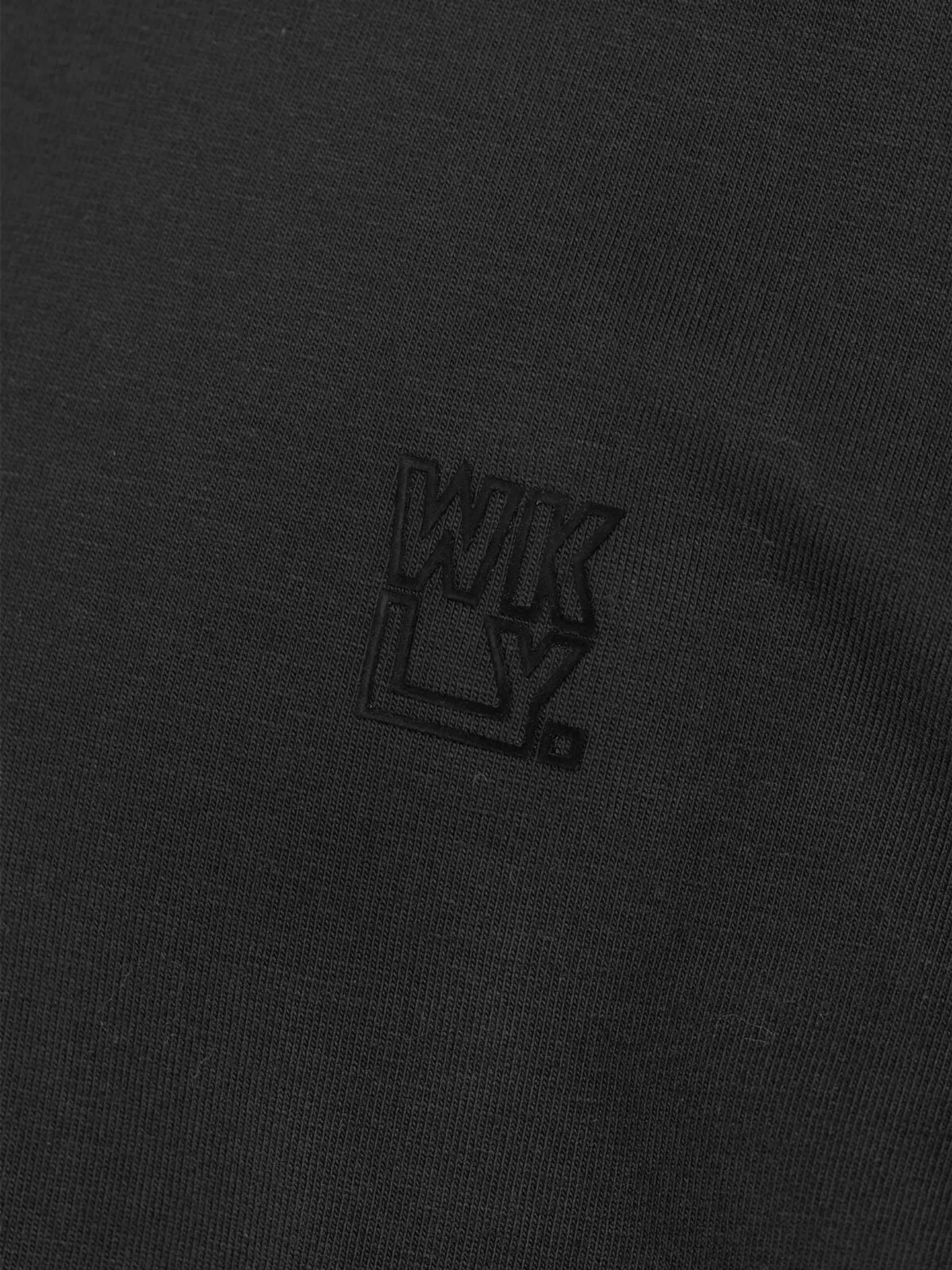 WKLY. miesten tuplahihainen t-paita 195W312602 - Black/grey mel - 5