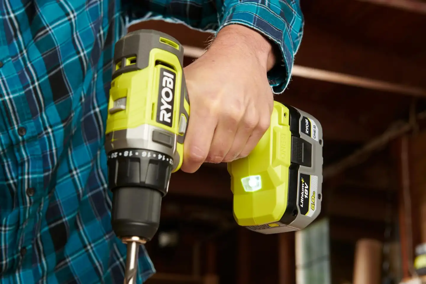 Ryobi 18V akkuporakone (2x 2,0 Ah) RDD18-2C20S - 7