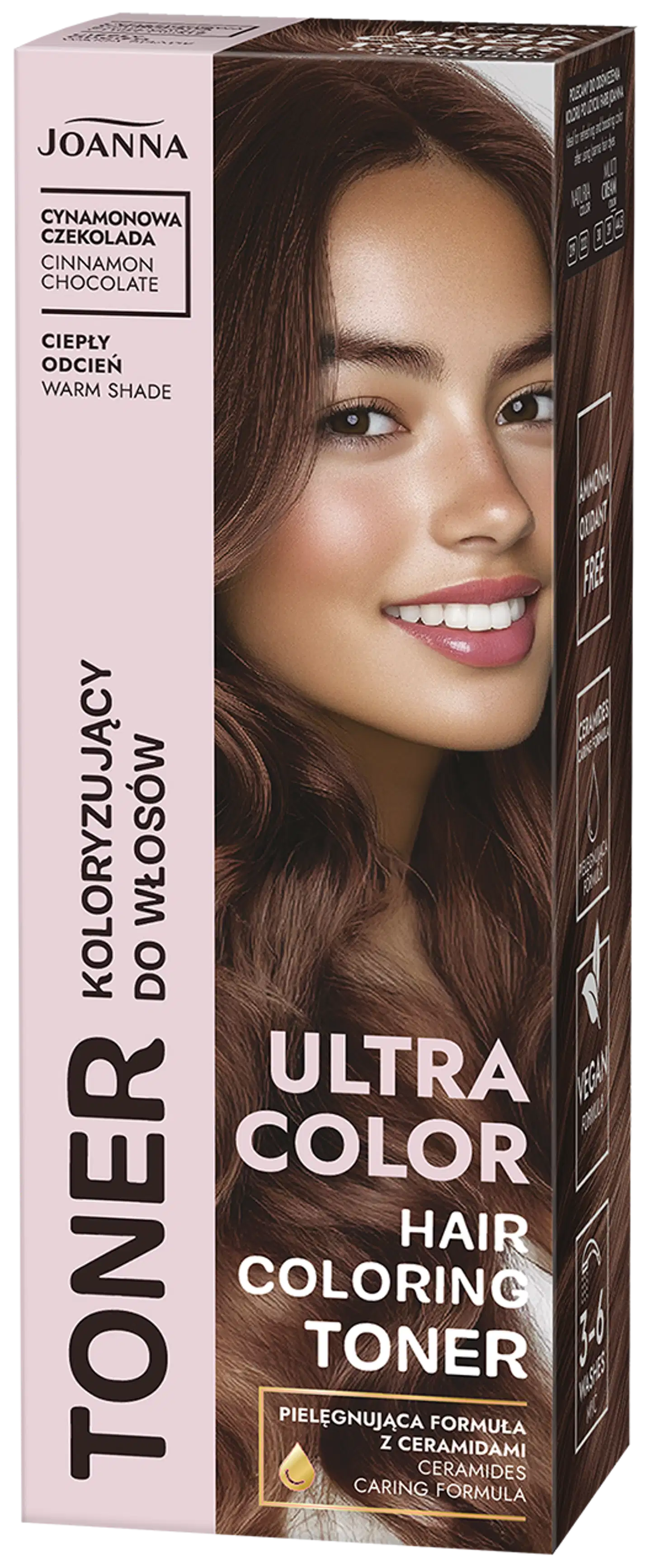 Joanna Ultra Color hiusten sävyte kaneli-suklaa
