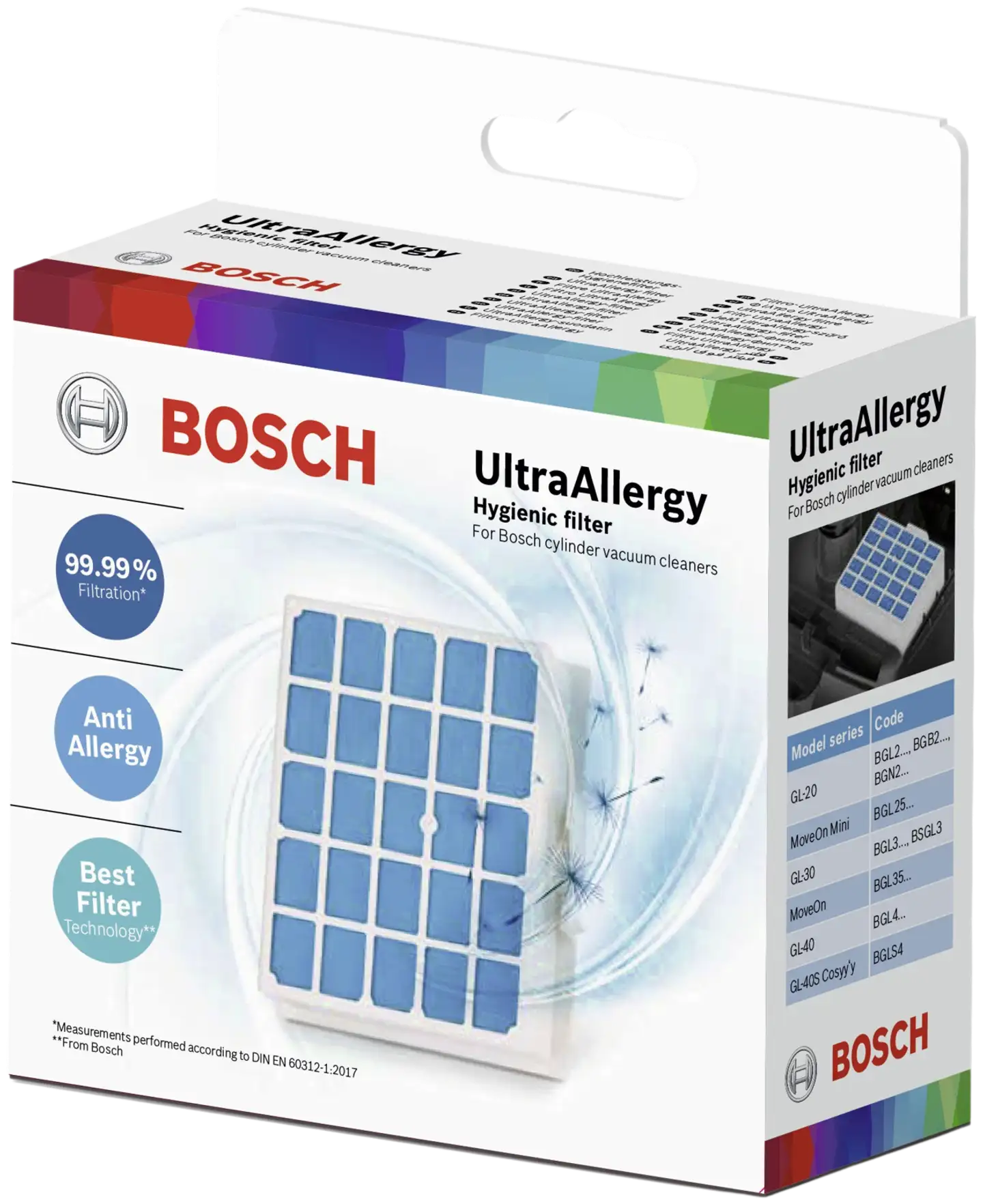 Bosch hygieniasuodatin HEPA BBZ156UF - 5