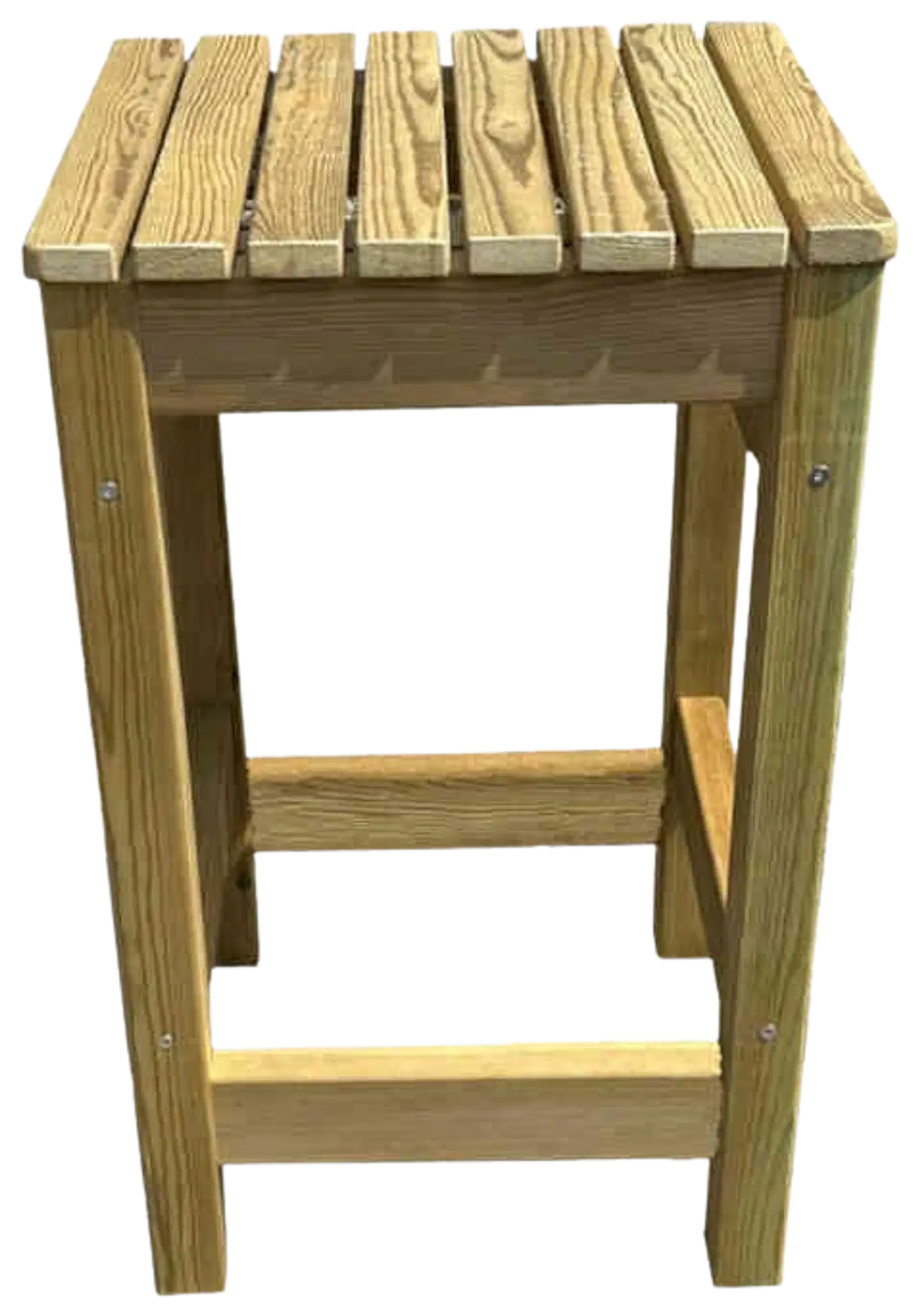 Birgit baarituoli 40x40cm, korkeus 66cm, kestopuu vihreä - 1