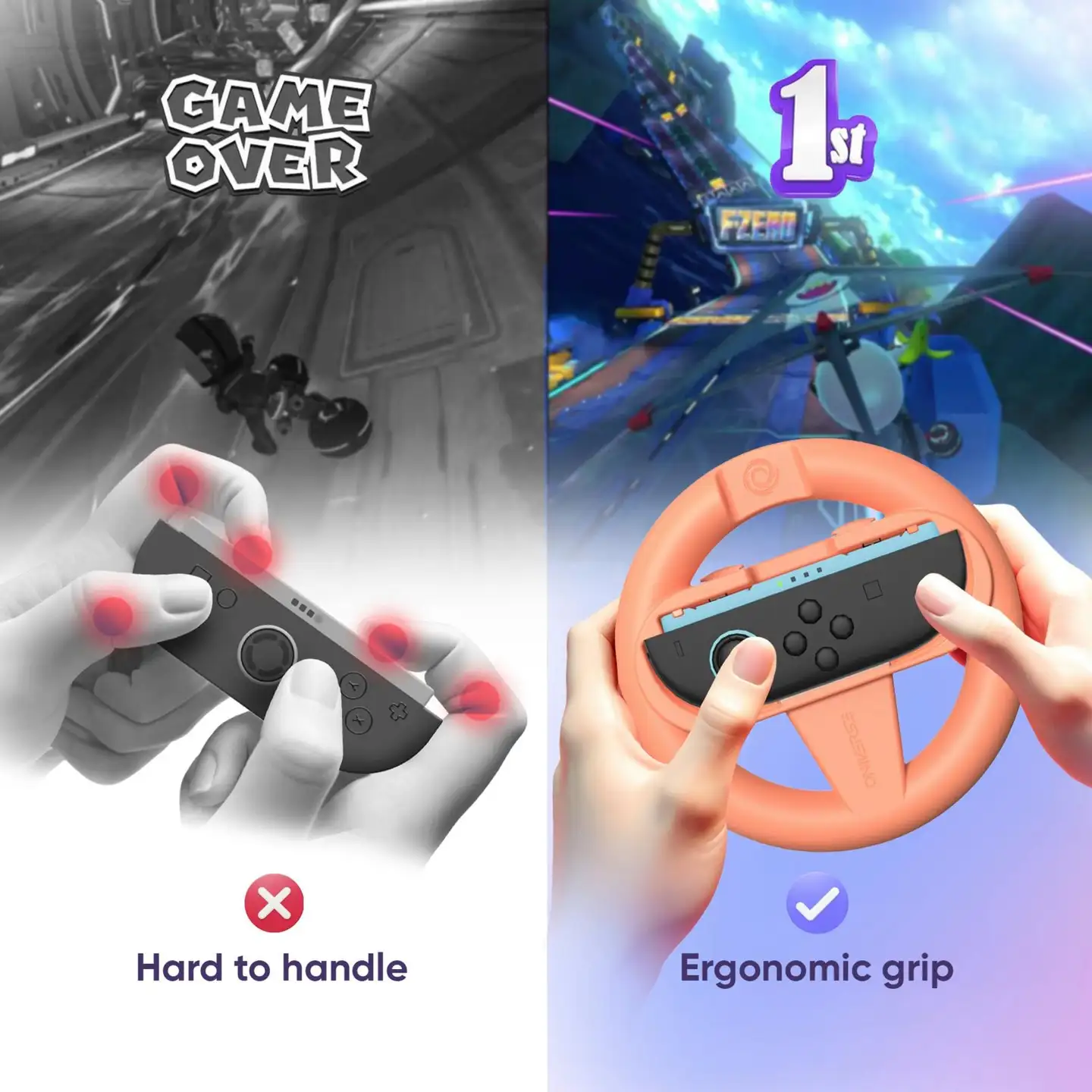 Oniverse Rattikehikot Nintendo Switch 2 Joy-Con 4kpl - 3